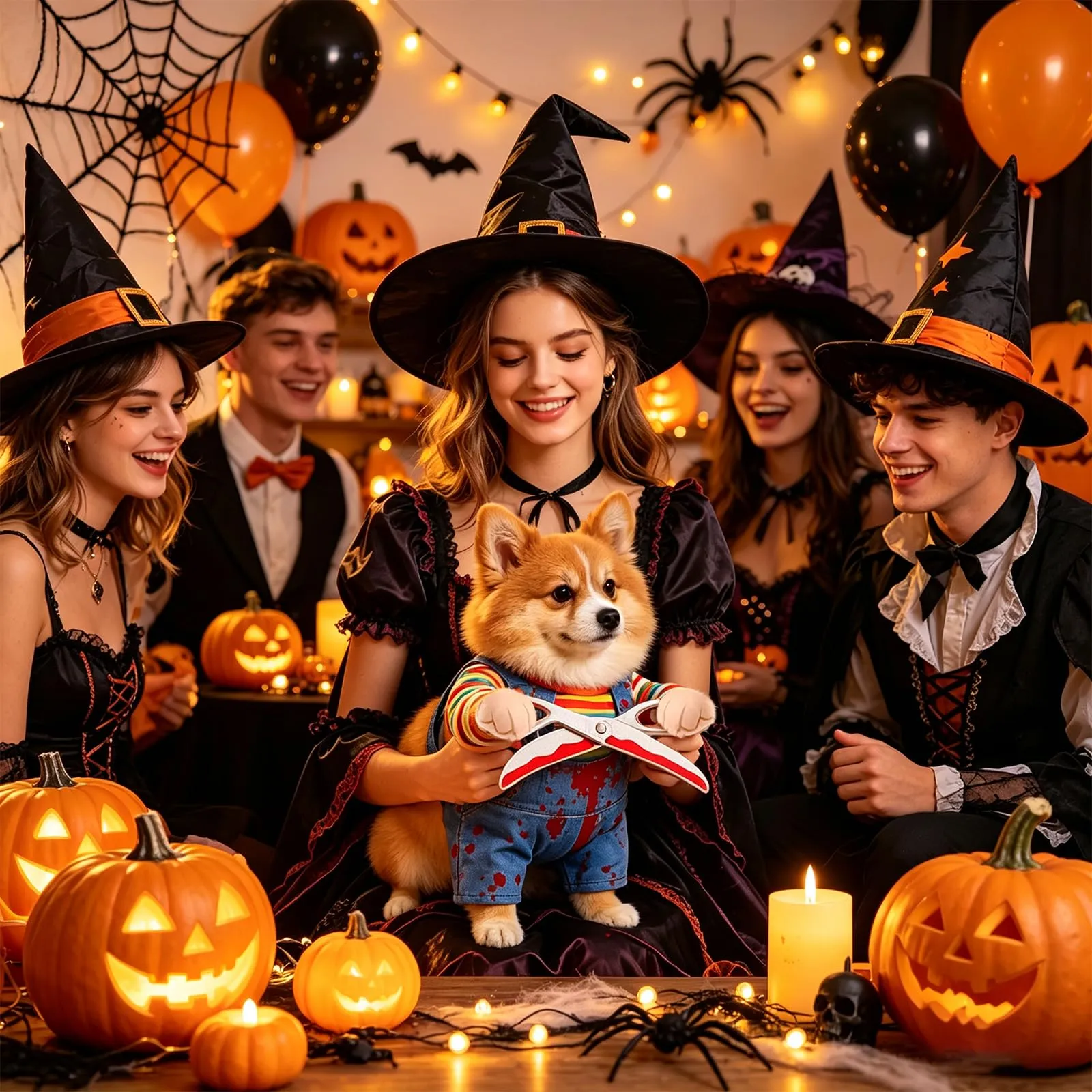 VIDSTW Costume da Forbici per Cani, Taglia L - immagine 5