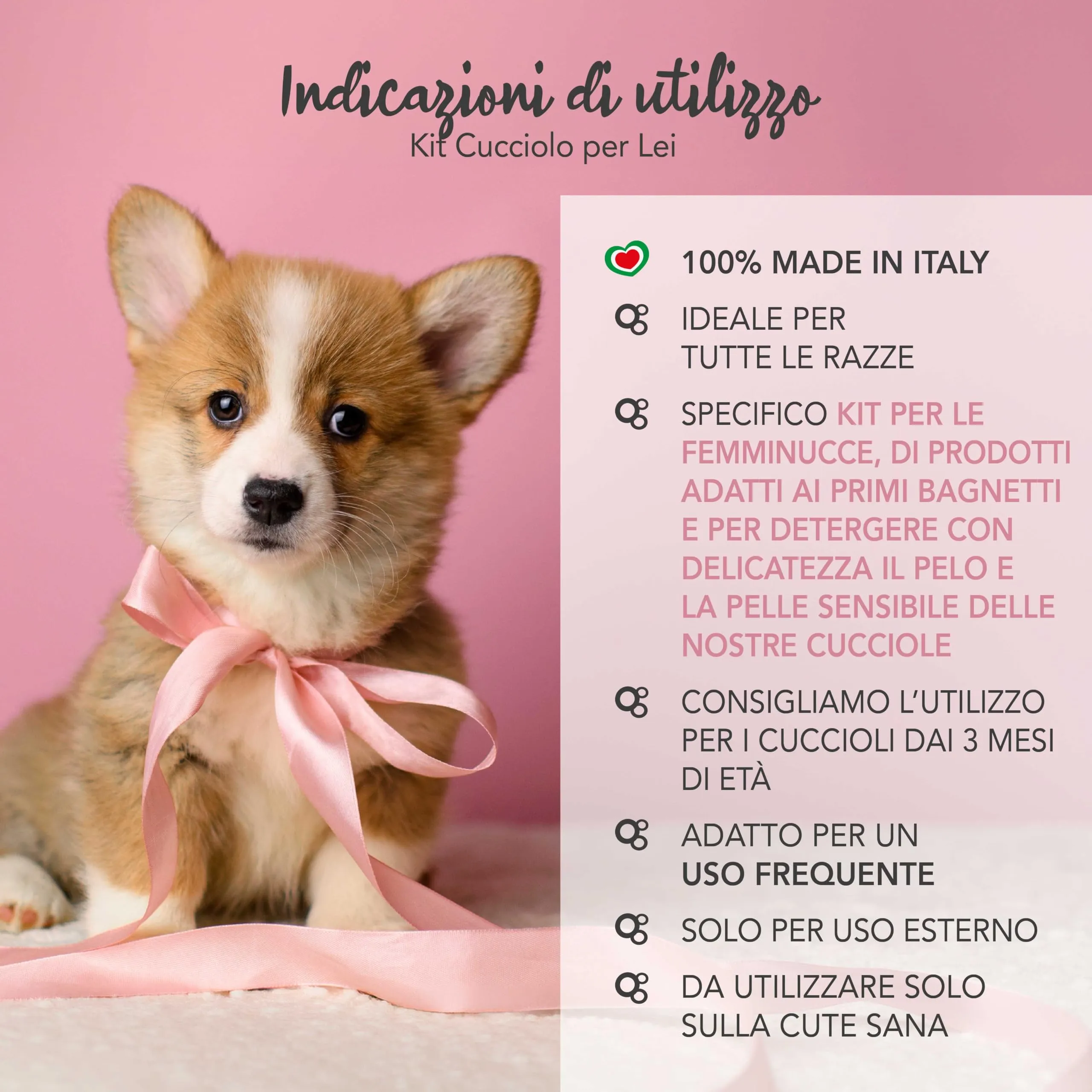 Yuup Kit Cucciolo per Lei: Shampoo Delicato, Balsamo e Acqua Profumata - immagine 4