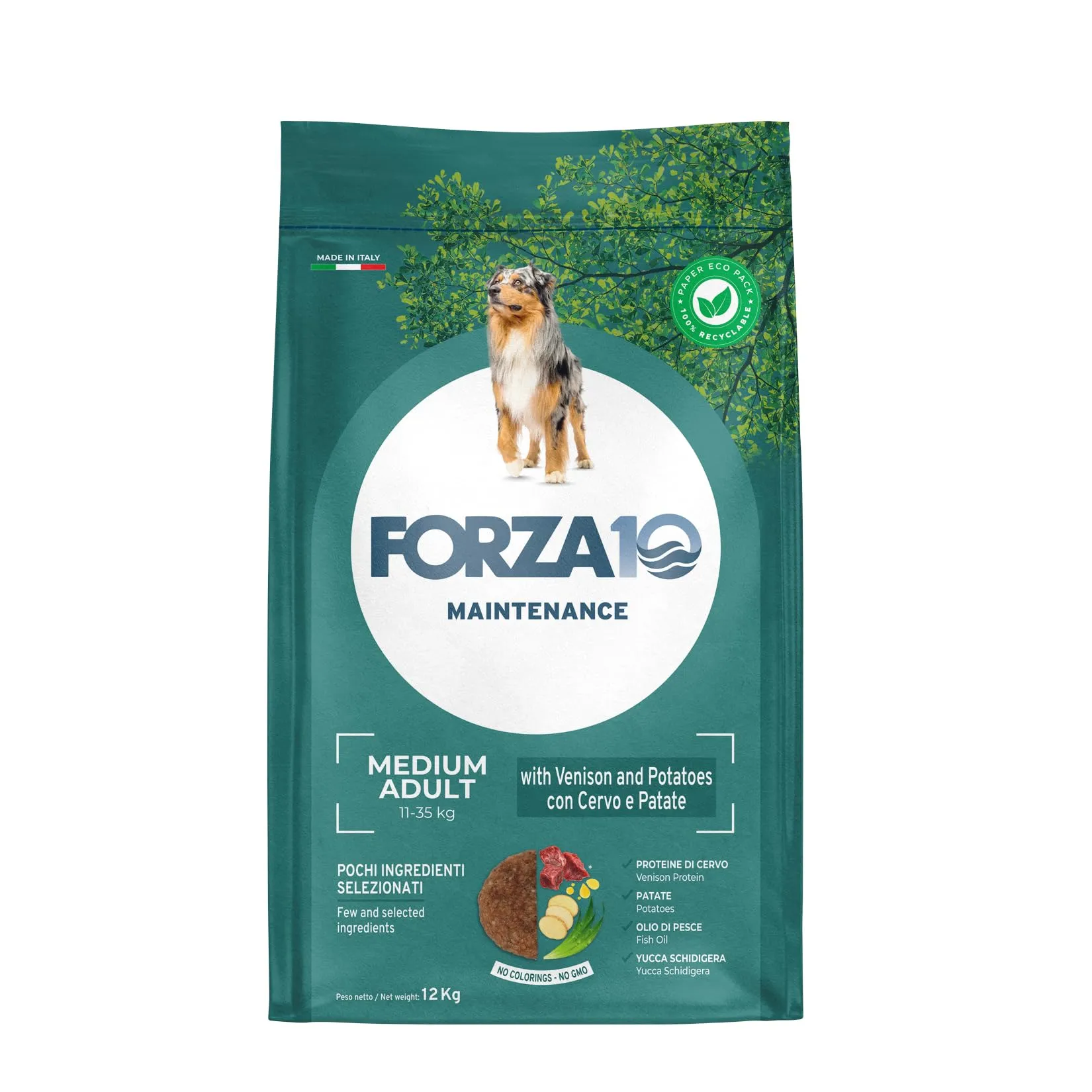 Forza10 Medium Mantenimento Cervo e Patate 12,5 kg - immagine 1