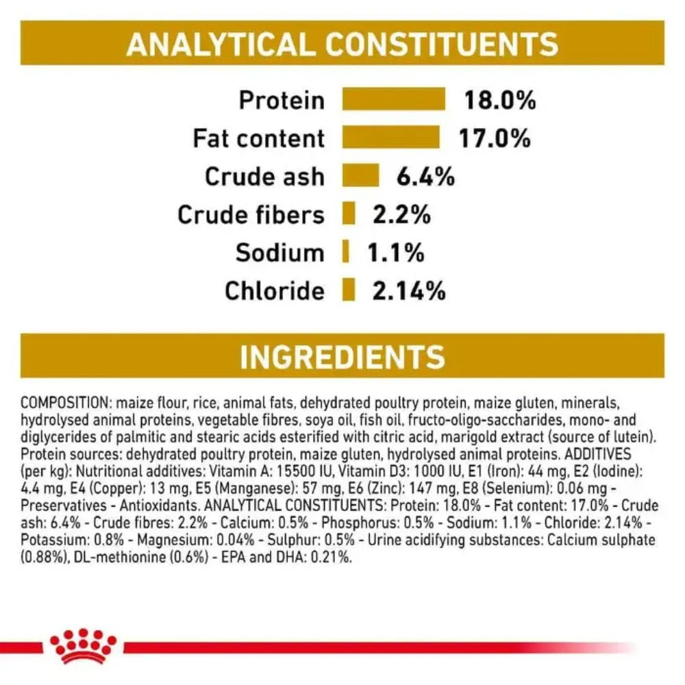 Royal Canin Veterinary Diet Urinary S/O LP18 Dog Food - 13 kg - immagine 4