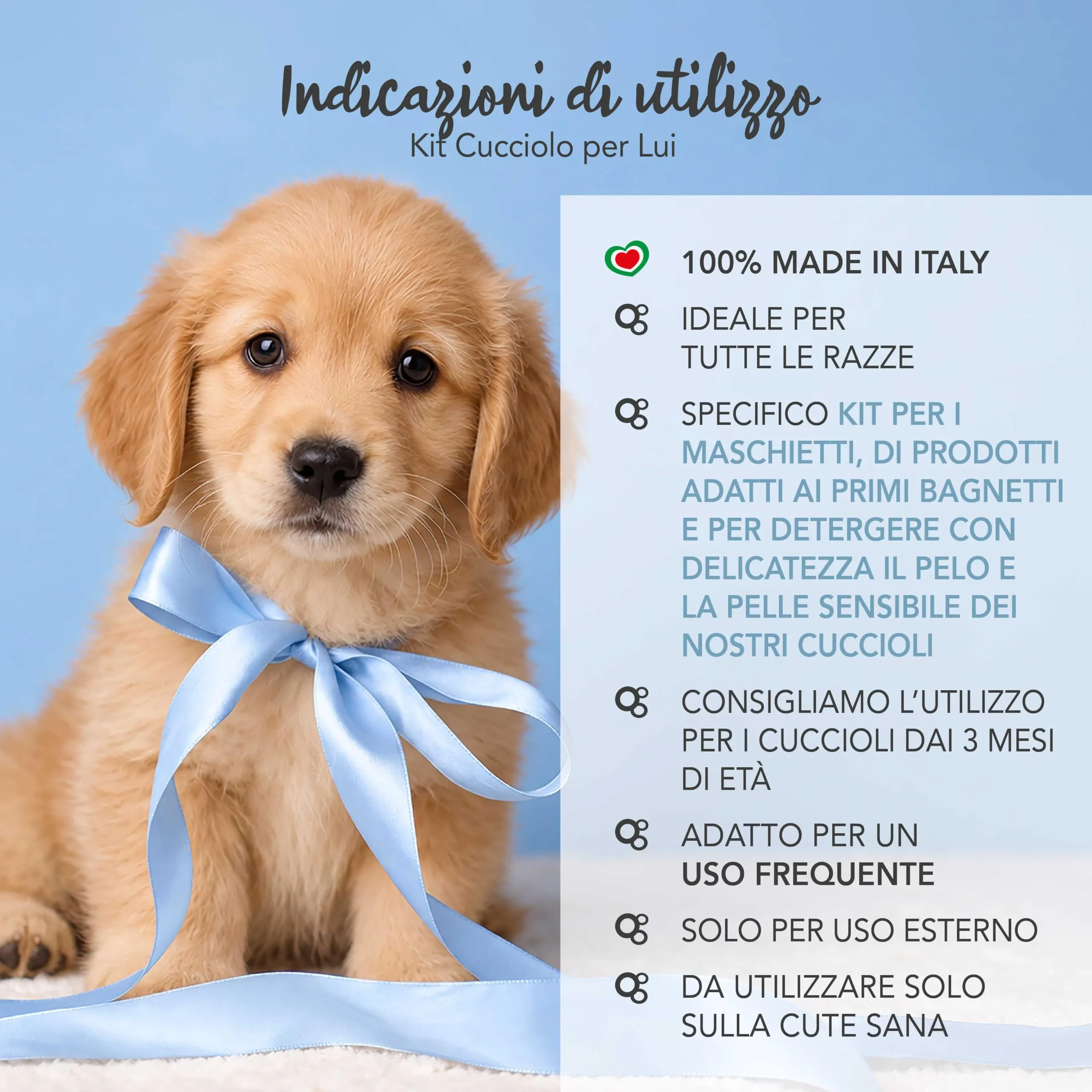 Yuup Kit Cucciolo per Lui: Shampoo Delicato, Balsamo e Acqua Profumata - immagine 4