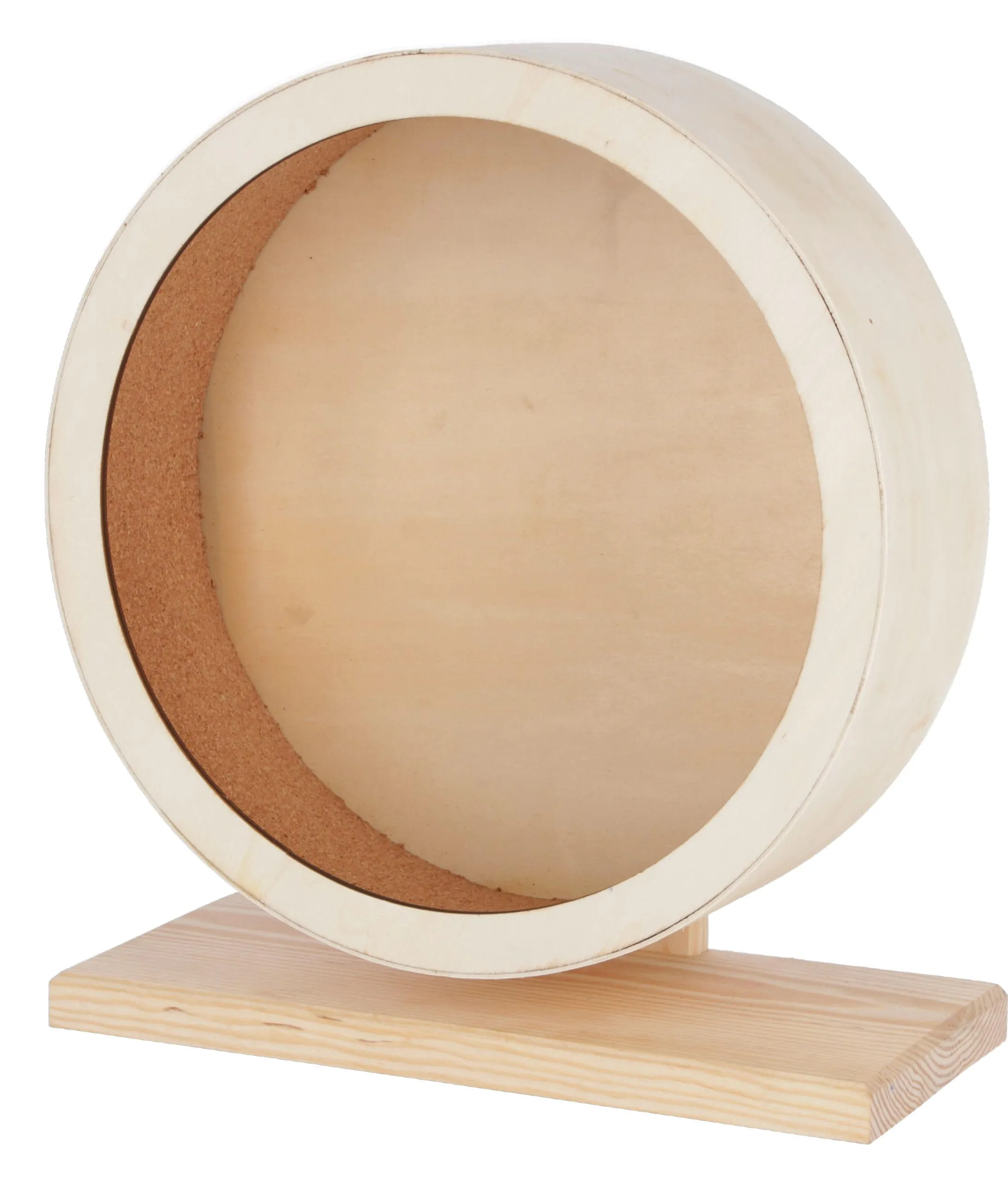 Kerbl Pet Ruota per criceti in legno con superficie in sughero, Ø 29 cm - immagine 1