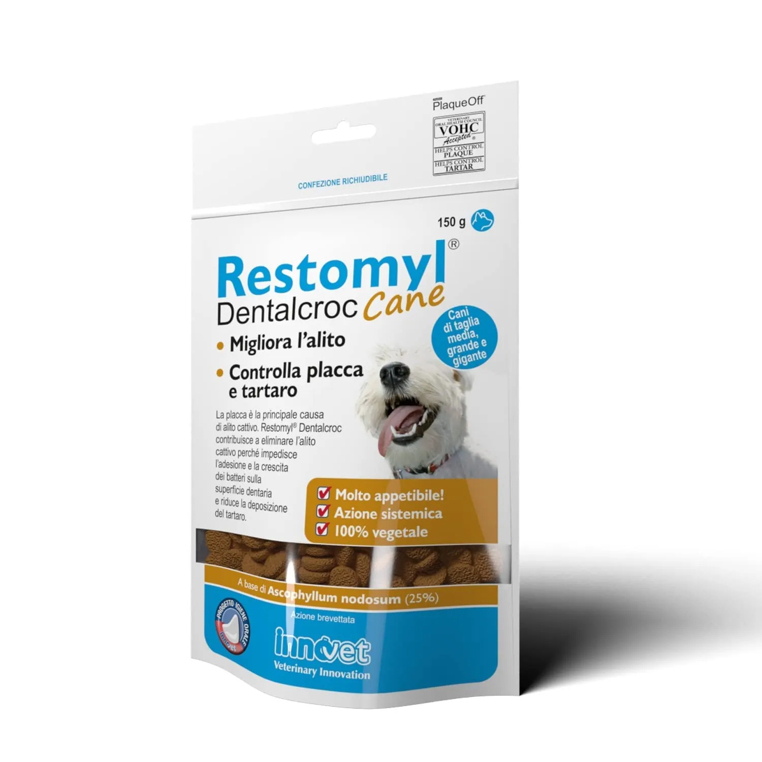 Innovet Restomyl Dentalcroc per Cani, 150 g - immagine 1