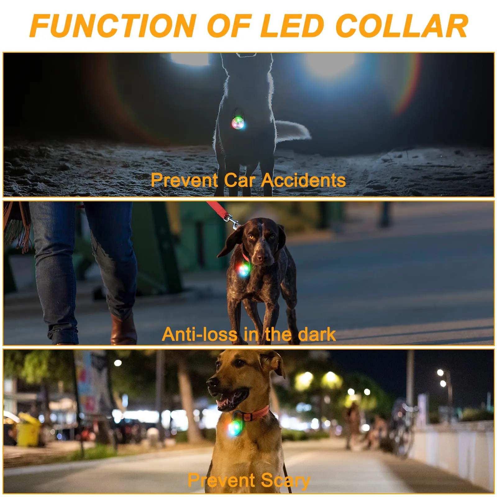 AUAUY Luce Lampeggiante a LED di Sicurezza Ricaricabile USB, 2 Pezzi - immagine 9