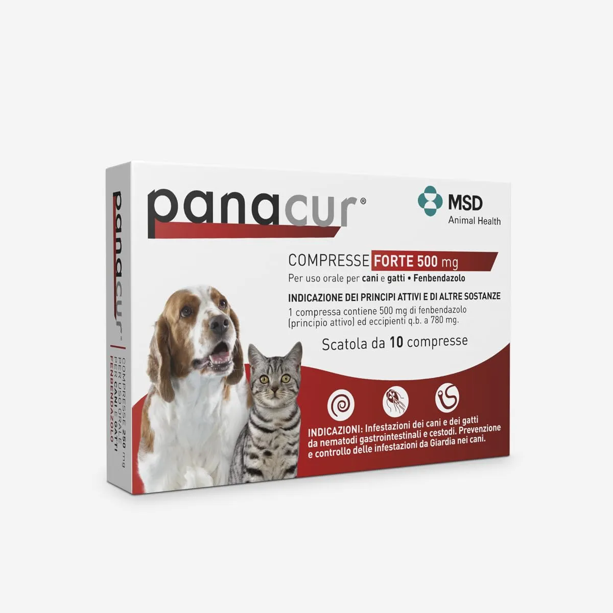 Panacur Compresse 500mg Dosaggio Forte - immagine 1