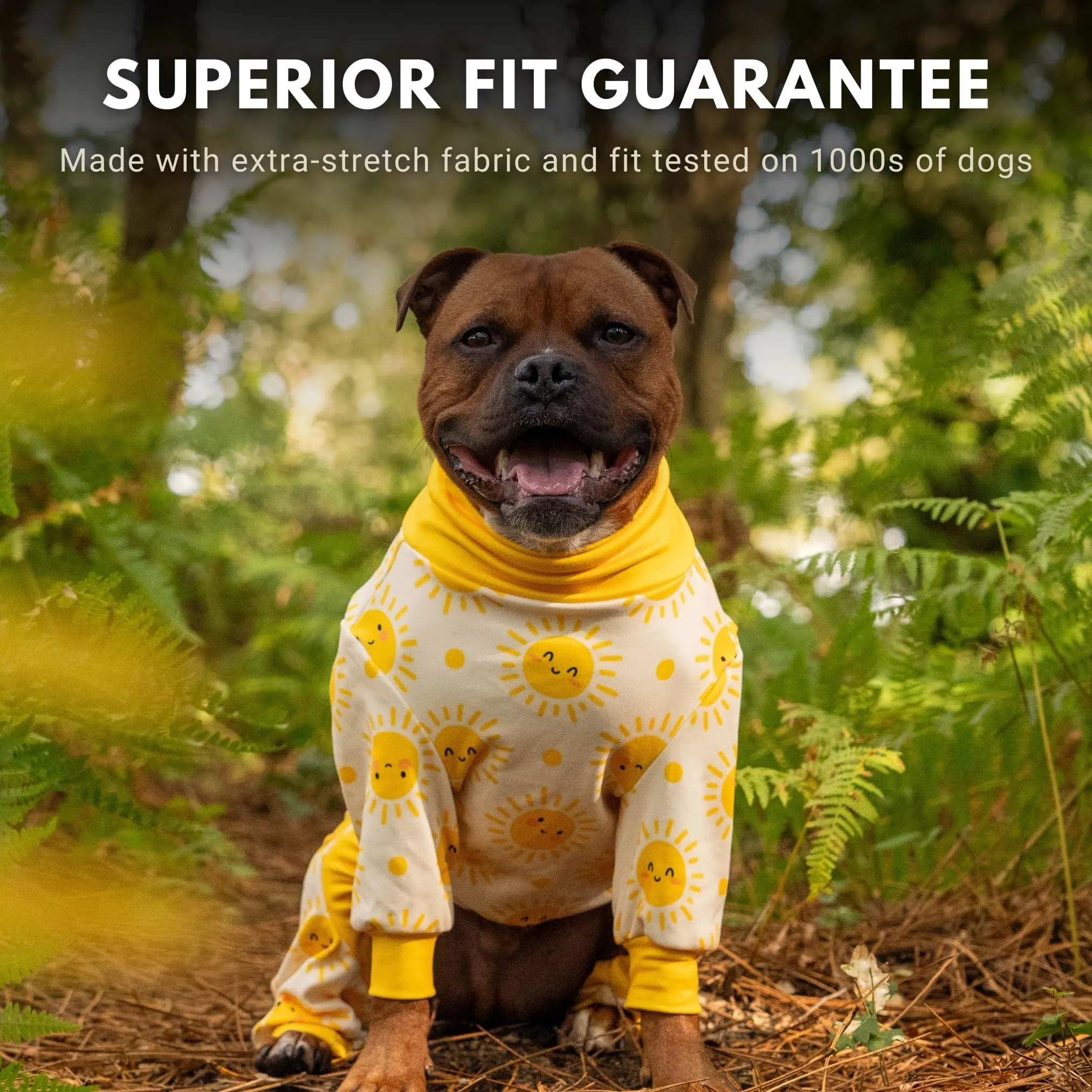 Spark Paws Pigiama per cani, Tuta di recupero, Sunshine, 3XL - immagine 5