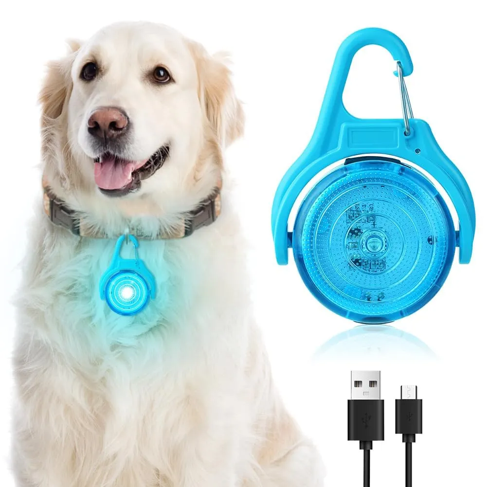 AUAUY Luce di Sicurezza a LED Ricaricabile USB, Blu - immagine 1