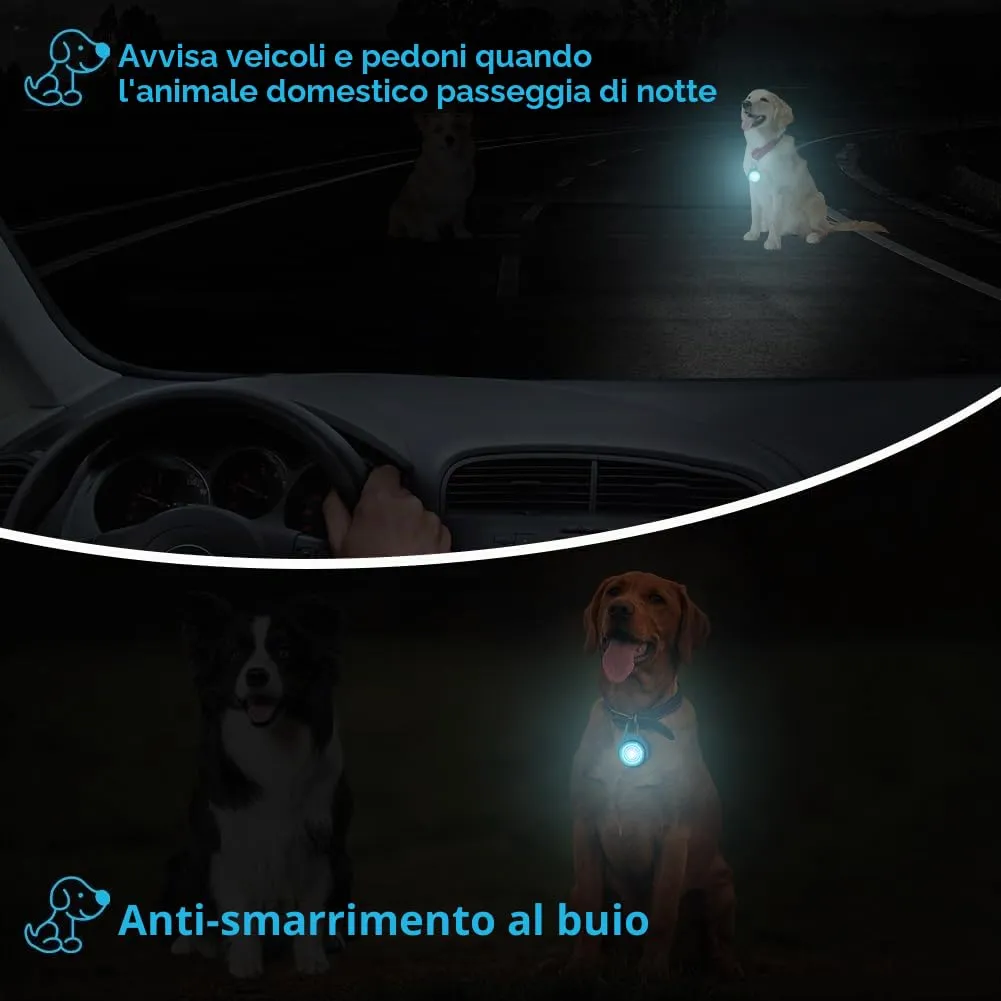 AUAUY Luce di Sicurezza a LED Ricaricabile USB, Blu - immagine 6