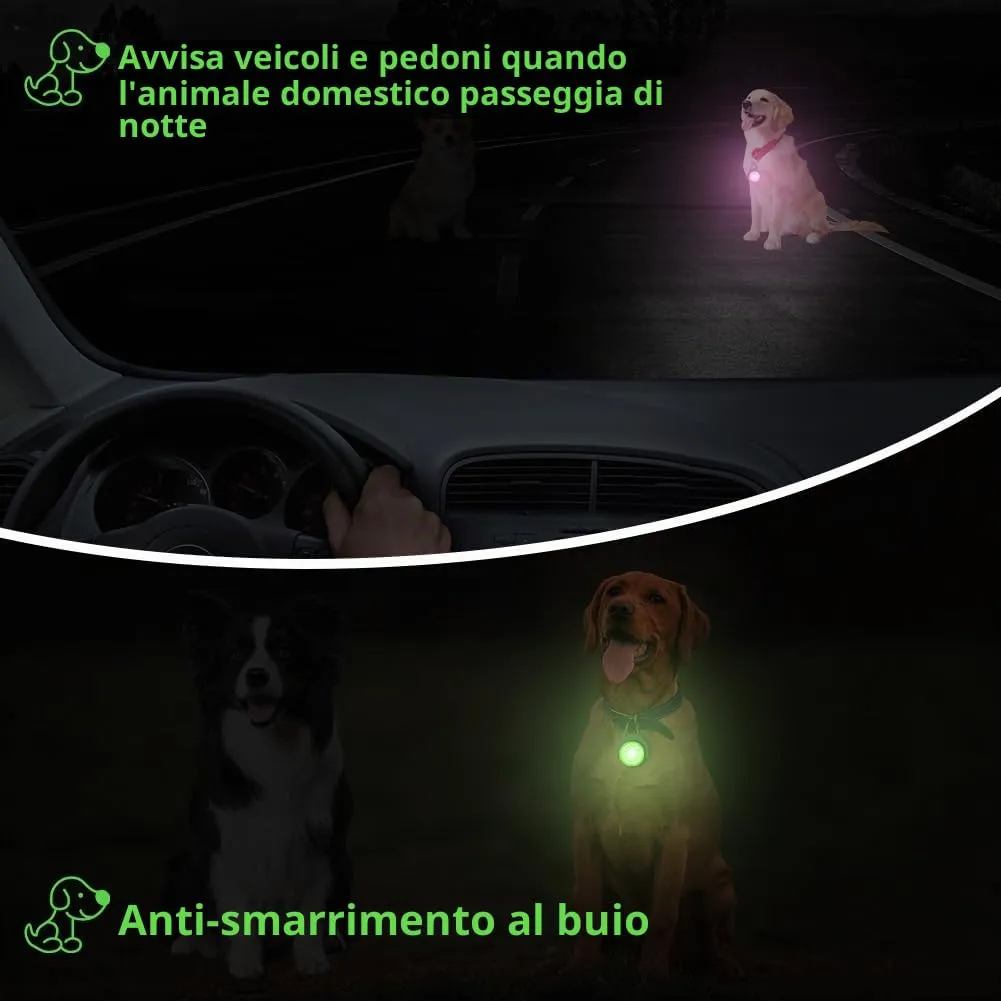 AUAUY Luce di Sicurezza a LED Ricaricabile USB, Verde - immagine 8
