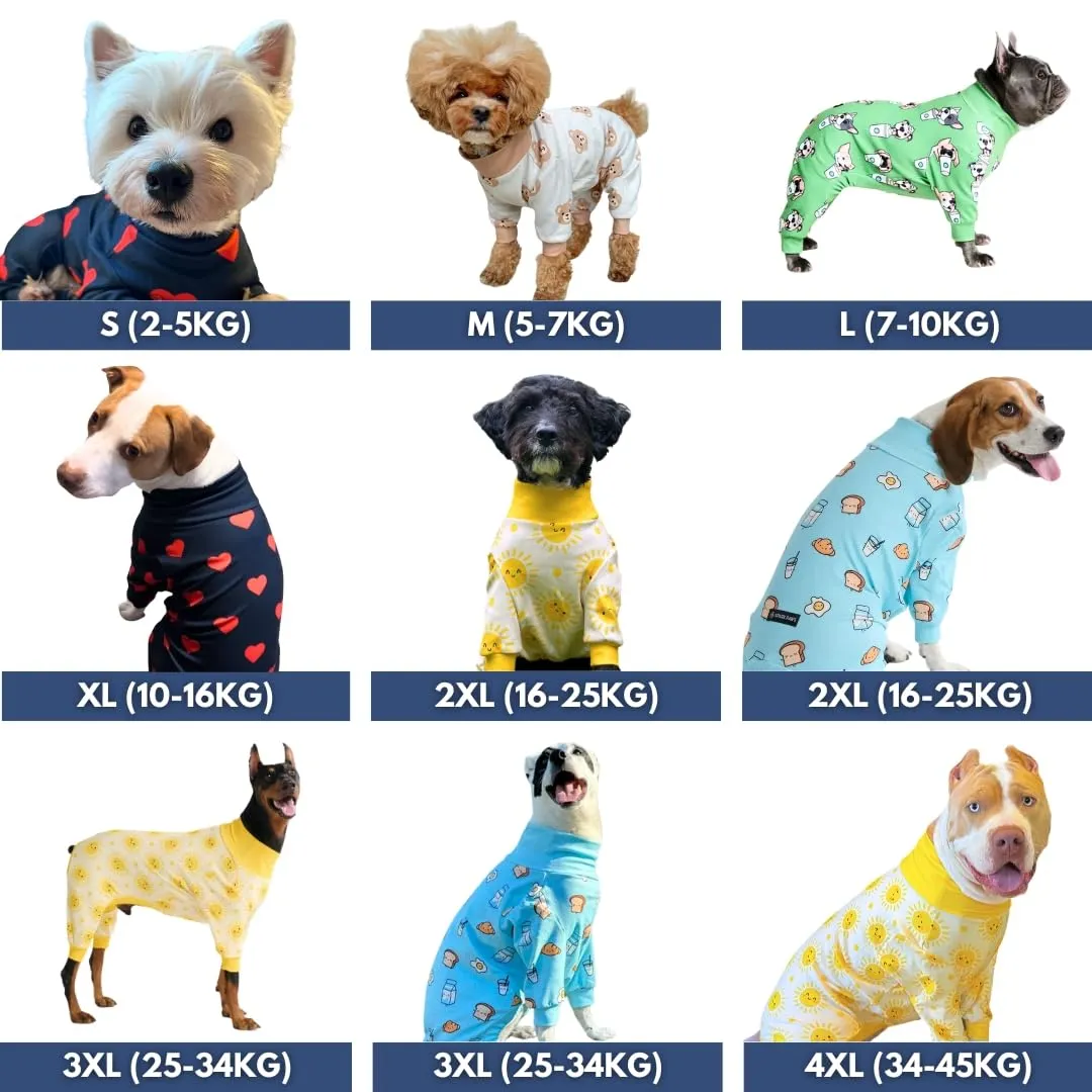 Spark Paws Pigiama Tutina per Cani, Taglia L, Orso Nero - immagine 3