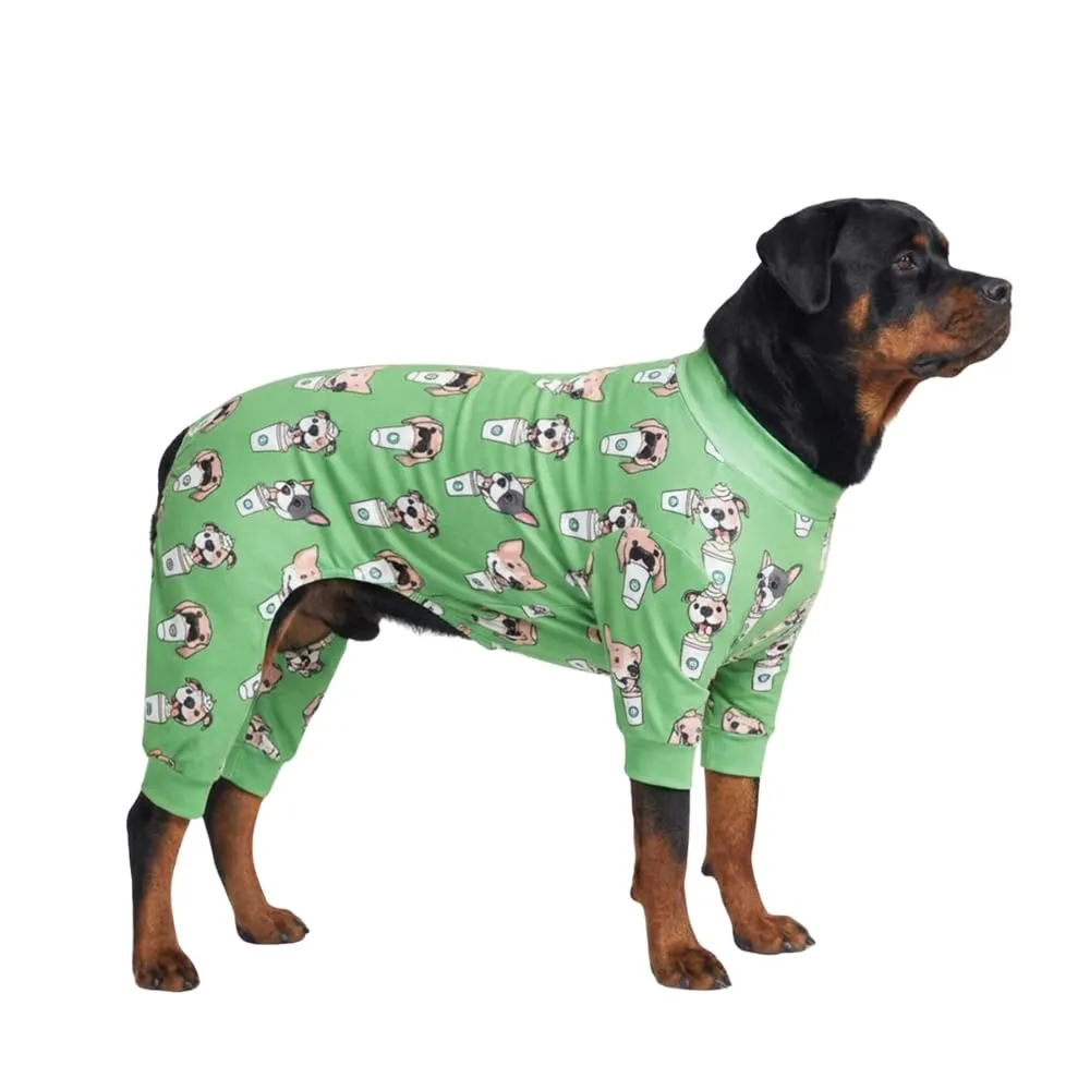 Spark Paws Pigiama per cani, Tutina elasticizzata, XXXX-Large, Coppa Cucciolo - immagine 1