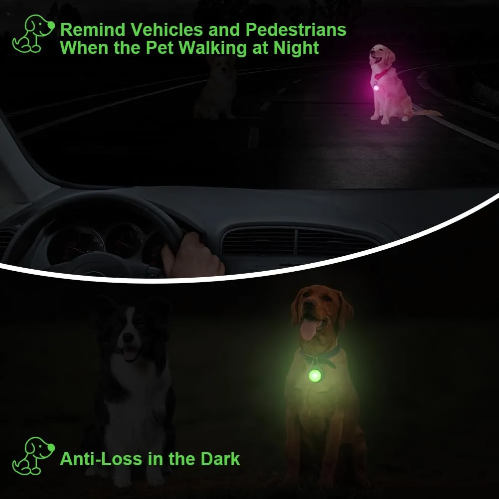 AUAUY Luce Lampeggiante a LED di Sicurezza, Ricaricabili USB, 2 Pezzi, Verde - immagine 5