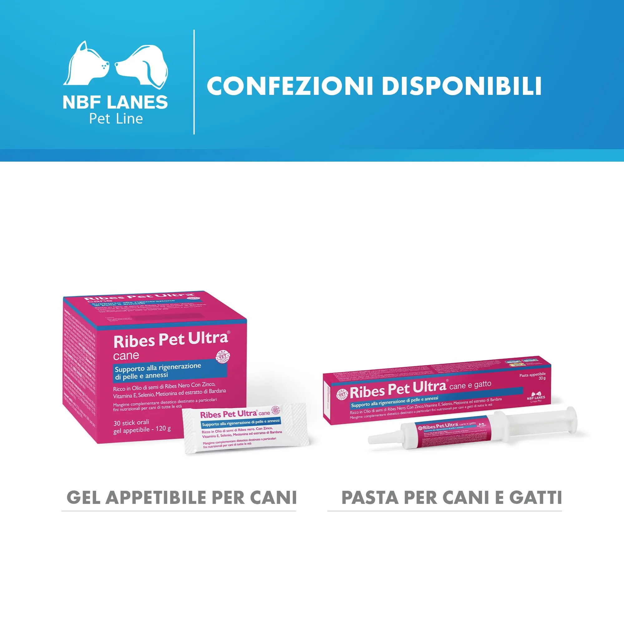 NBF Lanes Ribes Pet Ultra Cane, Gel, 30 Buste da 4 g - immagine 6