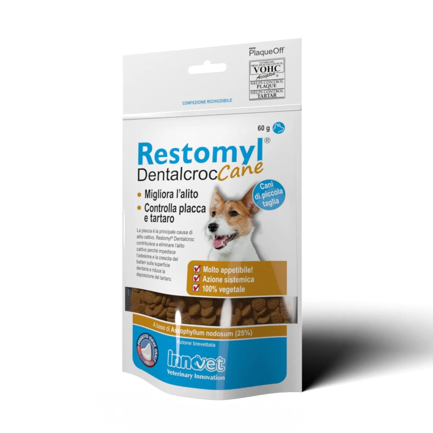 Innovet Restomyl Dentalcroc per Cani, 60 g - immagine 1
