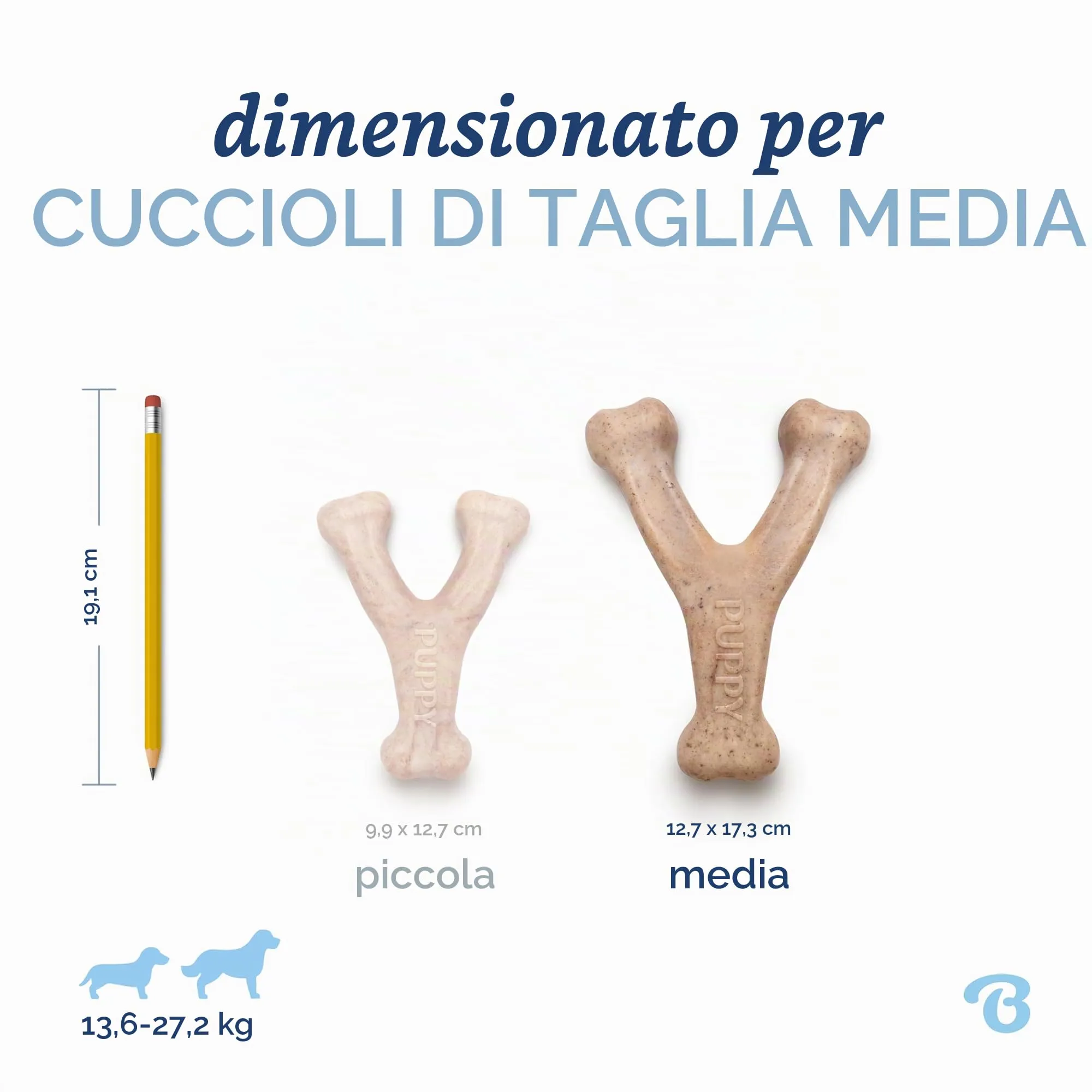 Benebone Wishbone Gioco da Masticare al Bacon, Cucciolo Medio - immagine 4