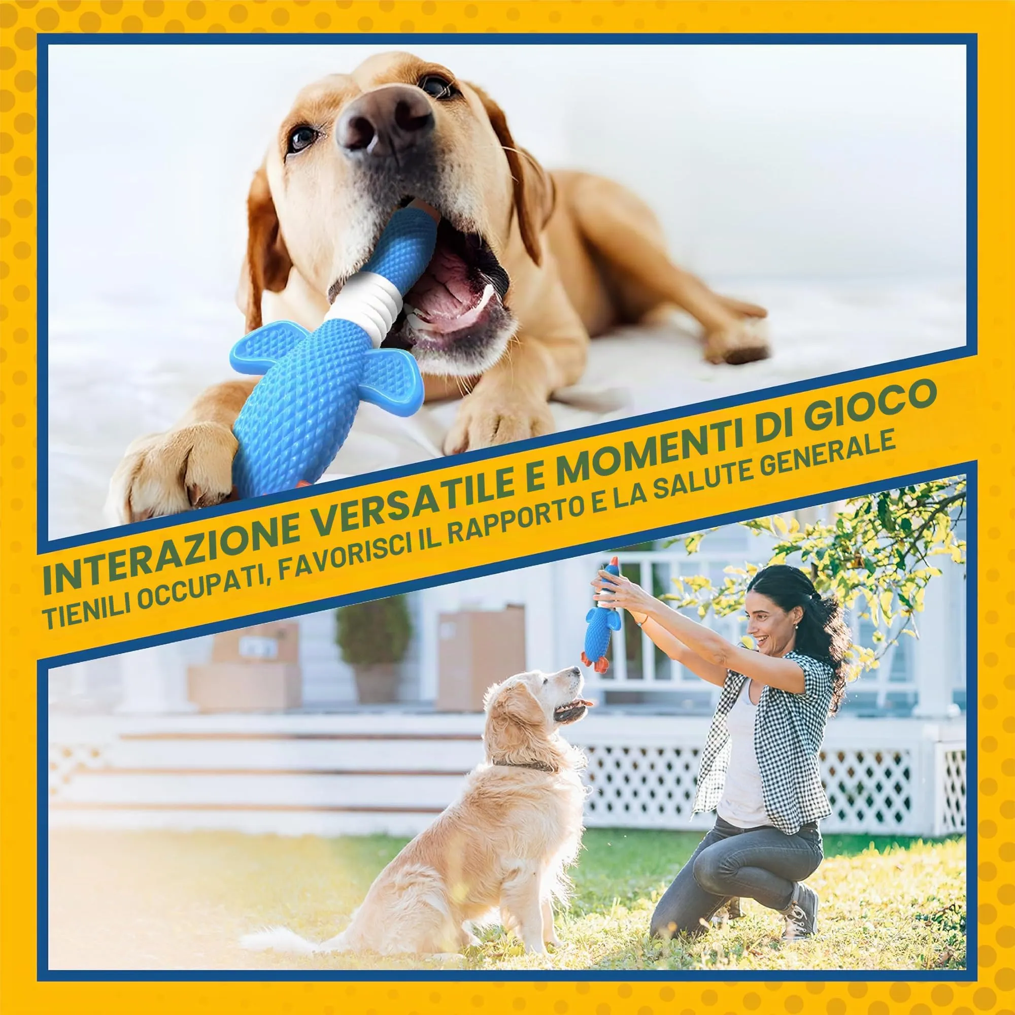 Vitscan Giocattoli per cani in nylon a forma di oca per masticatori aggressivi, taglia media e grande, GOOSE2024 - immagine 8