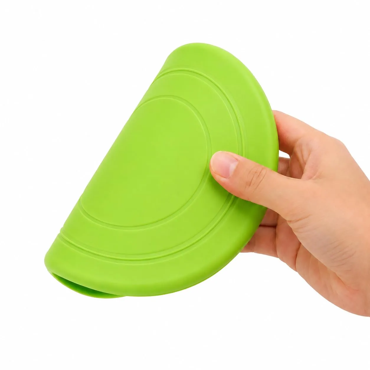 JAPORIA Frisbee per Cani in Gomma Morbida, 2 Pezzi, Blu e Verde - immagine 6