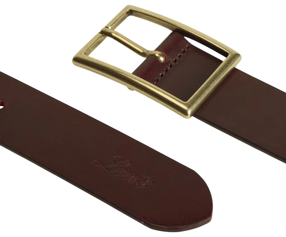 Levi's Cintura rettangolare da donna in pelle bovina, Tawny Port, 65 - immagine 4