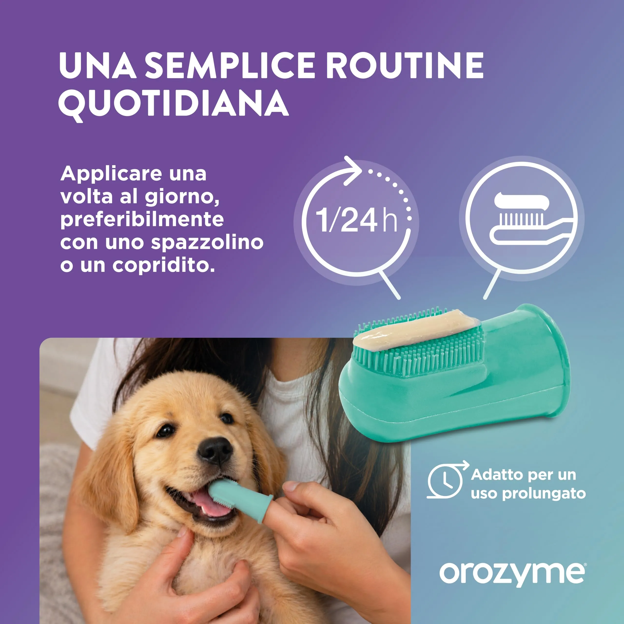 Ecuphar Orozyme Gel Dentale per cani e gatti, 2 x 70 g - immagine 4