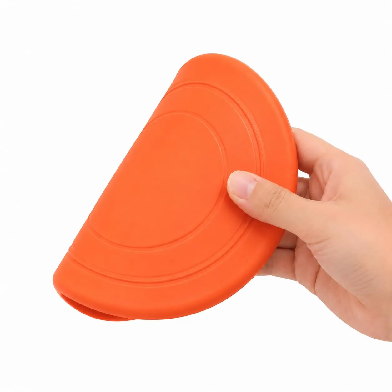 JAPORIA Frisbee per Cani in Gomma Morbida, 2 Pezzi, Texture Antiscivolo, Naranja-Azul - immagine 6