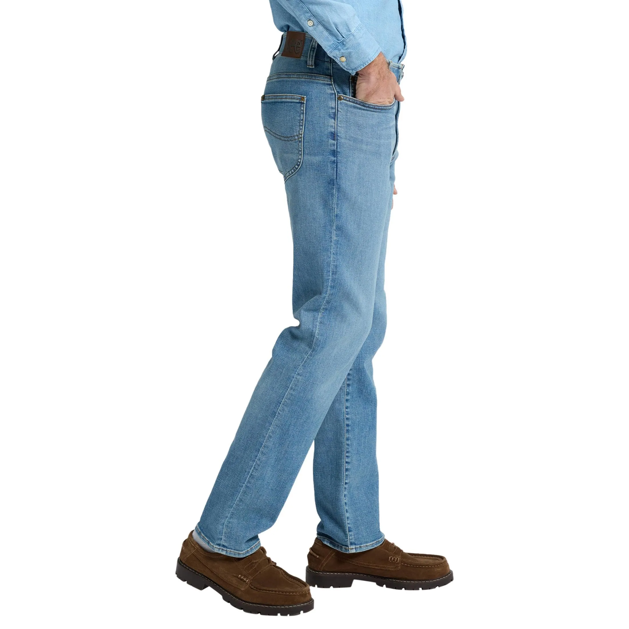 Lee Extreme Motion August Regular Straight Fit Men's Jeans - immagine 5