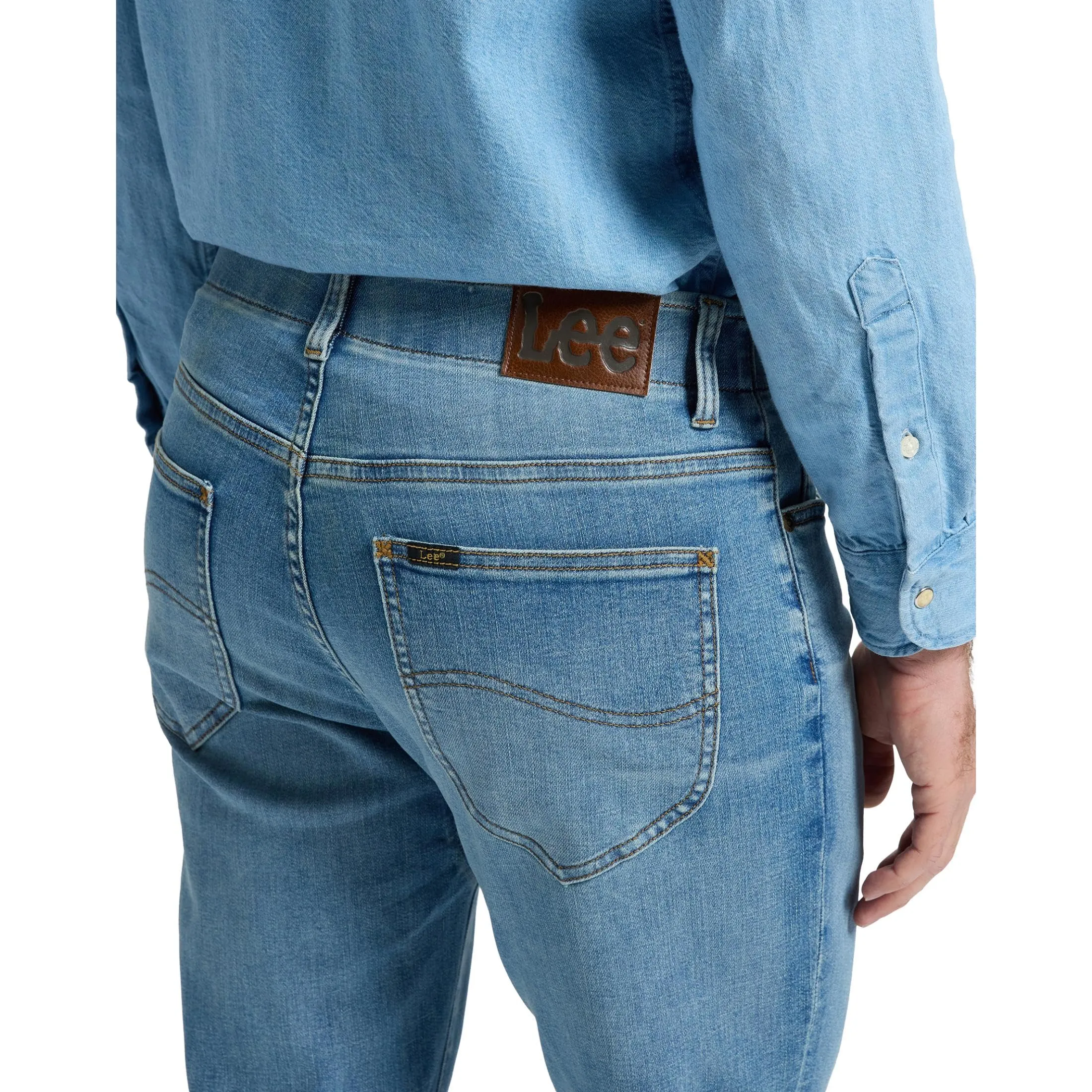 Lee Extreme Motion Regular Straight Fit Men's Jeans - August - immagine 3