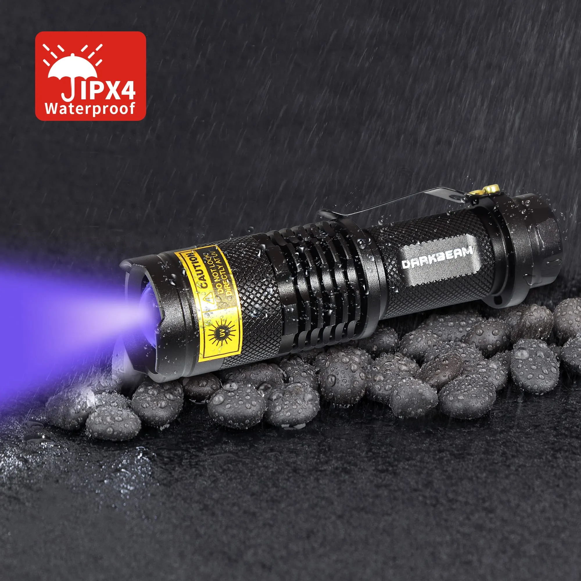 DARKBEAM Torcia UV 395nm LED Lampada di Wood Portatile - immagine 8