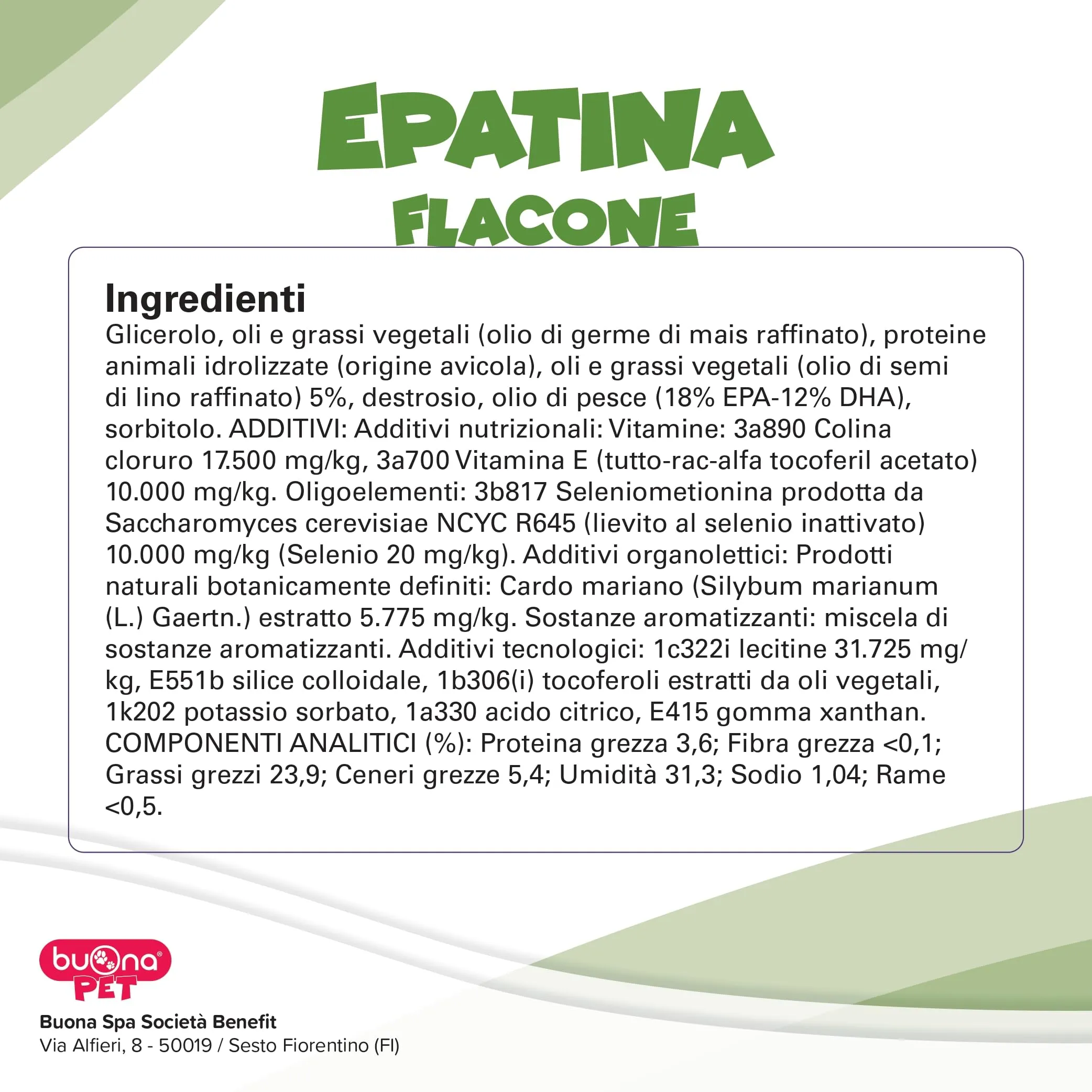 Buona Pet Epatina Flacone per Cani e Gatti 60 g con Siringa - immagine 8