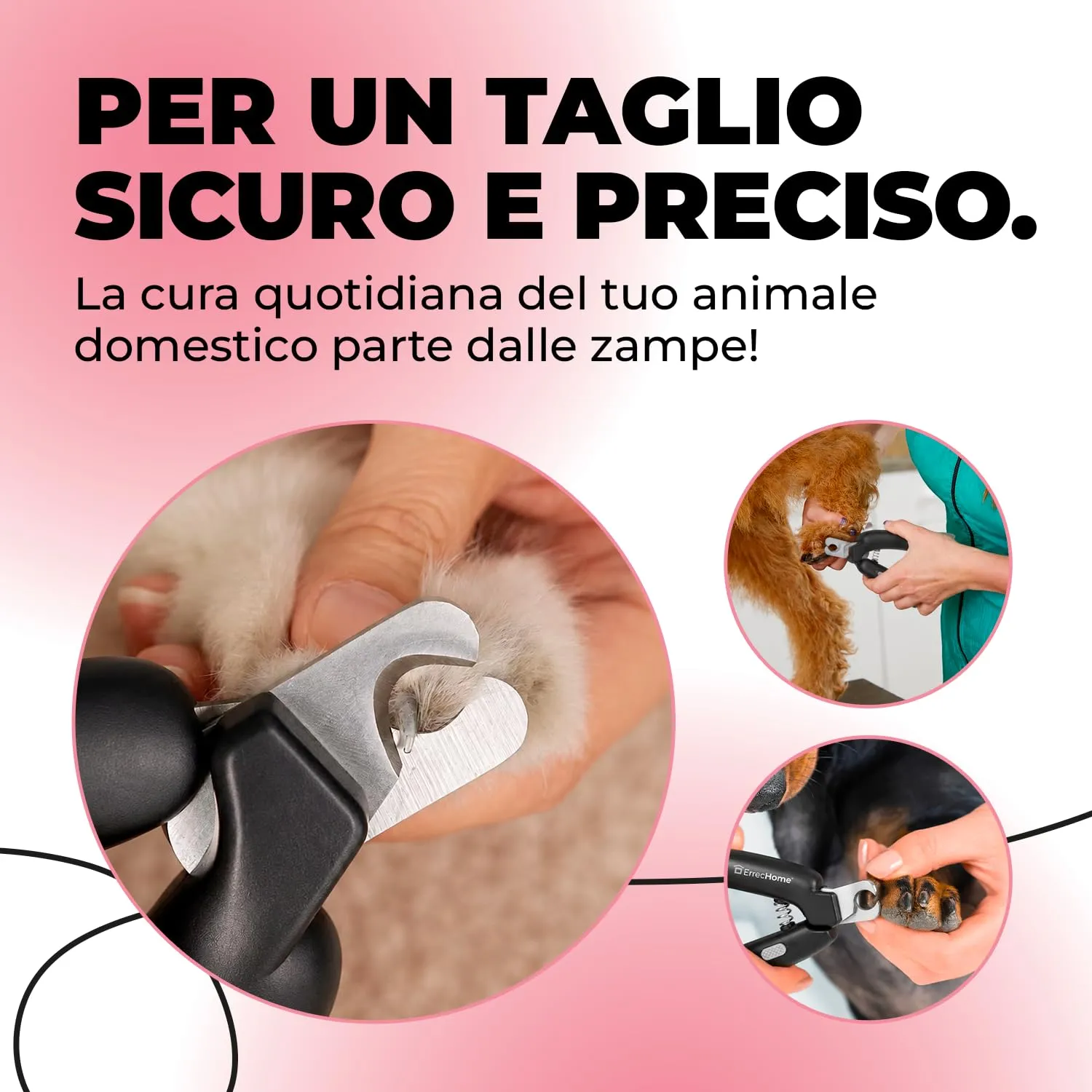 ErreHome Clippy Tagliaunghie per Cani, Gatti e Piccoli Animali - immagine 4