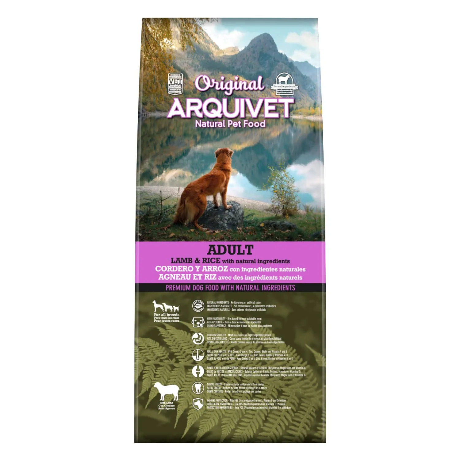 Arquivet Adulti Agnello e Riso, 12 kg - immagine 4