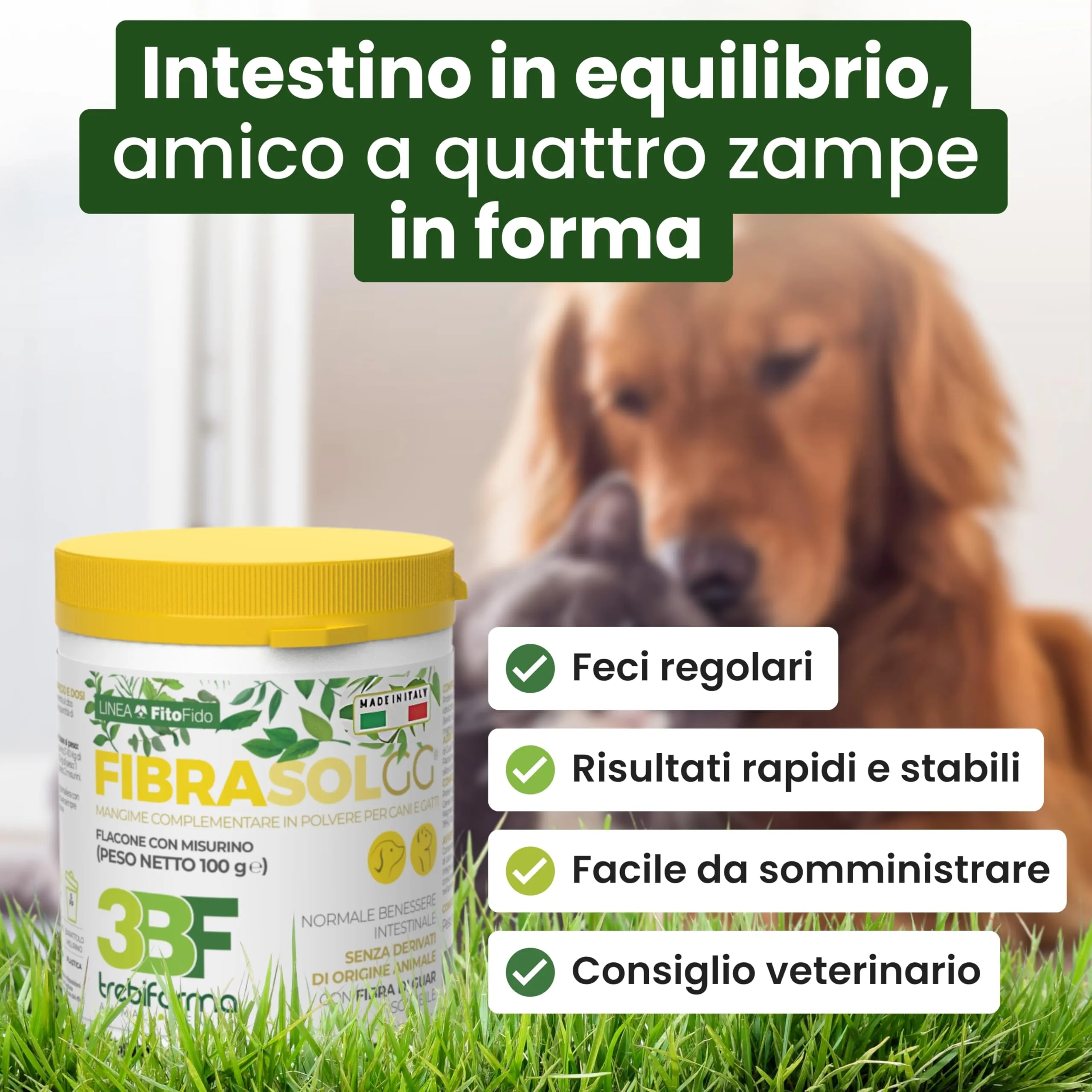 Trebifarma Fibrasol GG per Cani e Gatti, 300g - immagine 2