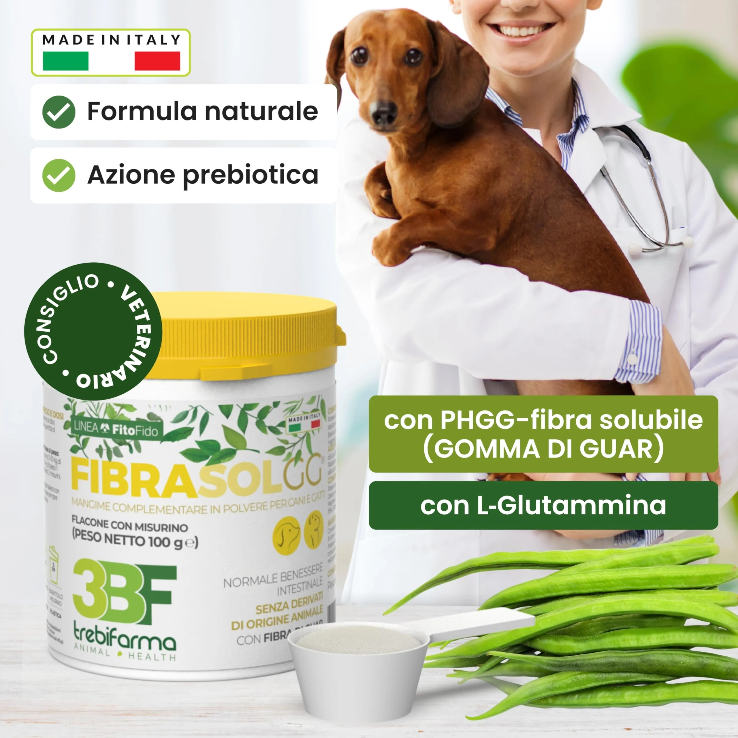 Trebifarma Fibrasol GG per Cani e Gatti, 300g - immagine 4