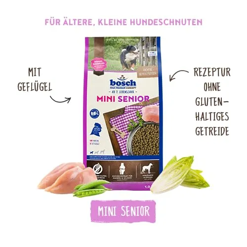 Bosch HPC Mini Senior Cibo secco per cani anziani di piccole razze, 1000 g - immagine 3