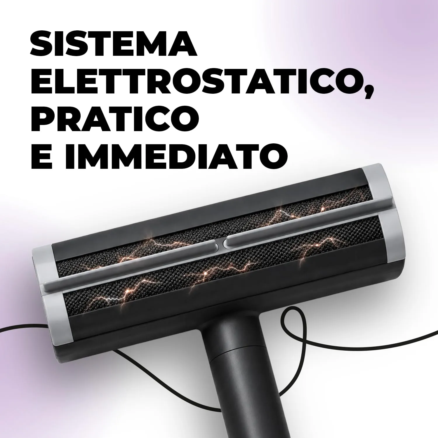 ErrecHome Furry Rimuovi Peli Elettrostatico per Tessuti e Superfici - immagine 4