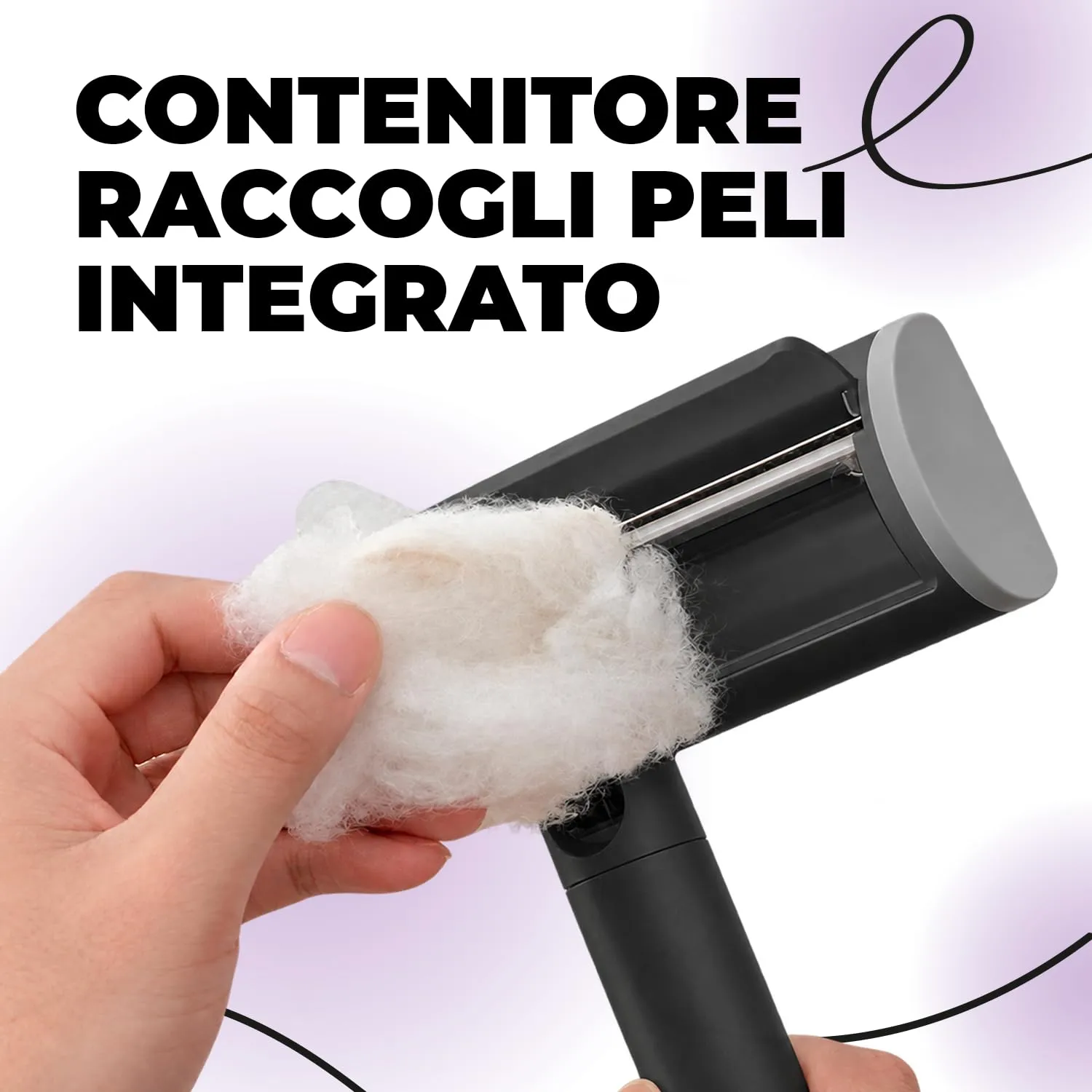 ErrecHome Furry Rimuovi Peli Elettrostatico per Tessuti e Superfici - immagine 5