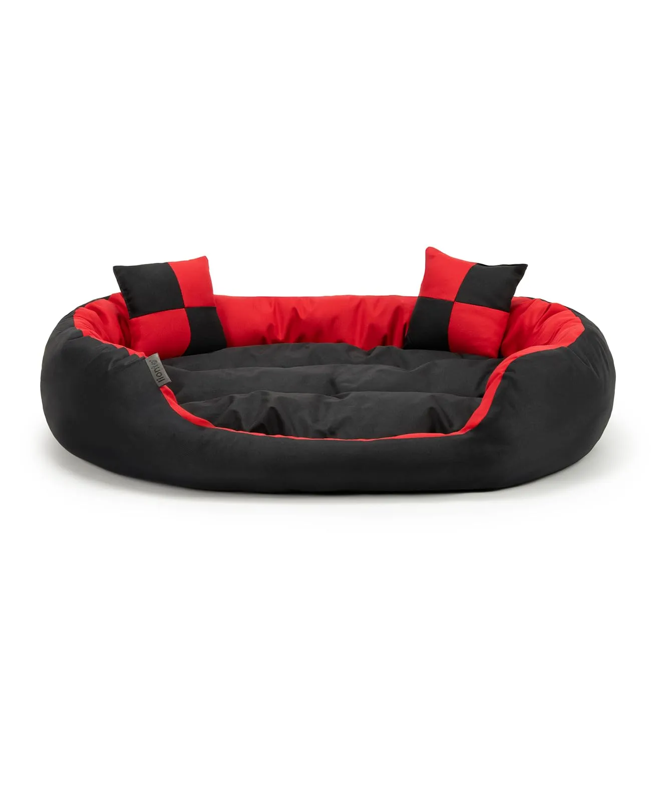 lionto Cuccia Cane 4-in-1 con Cuscino Reversibile, 65x50 cm, Nero - immagine 6