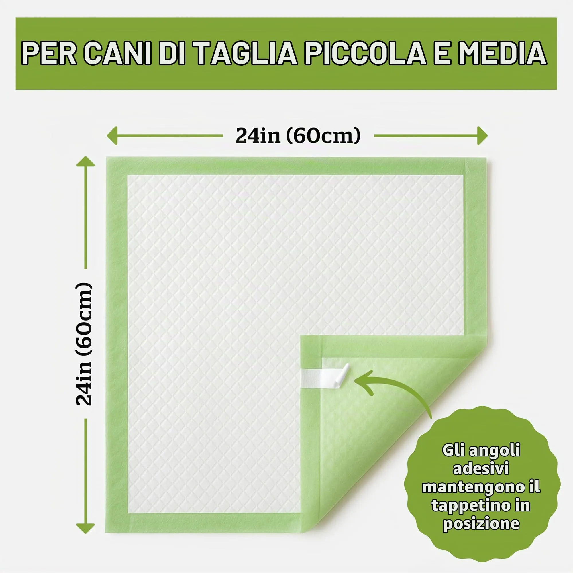 Pogi's Pet Supplies Traversine per cani, 60 x 60 cm, 50 pezzi - immagine 2