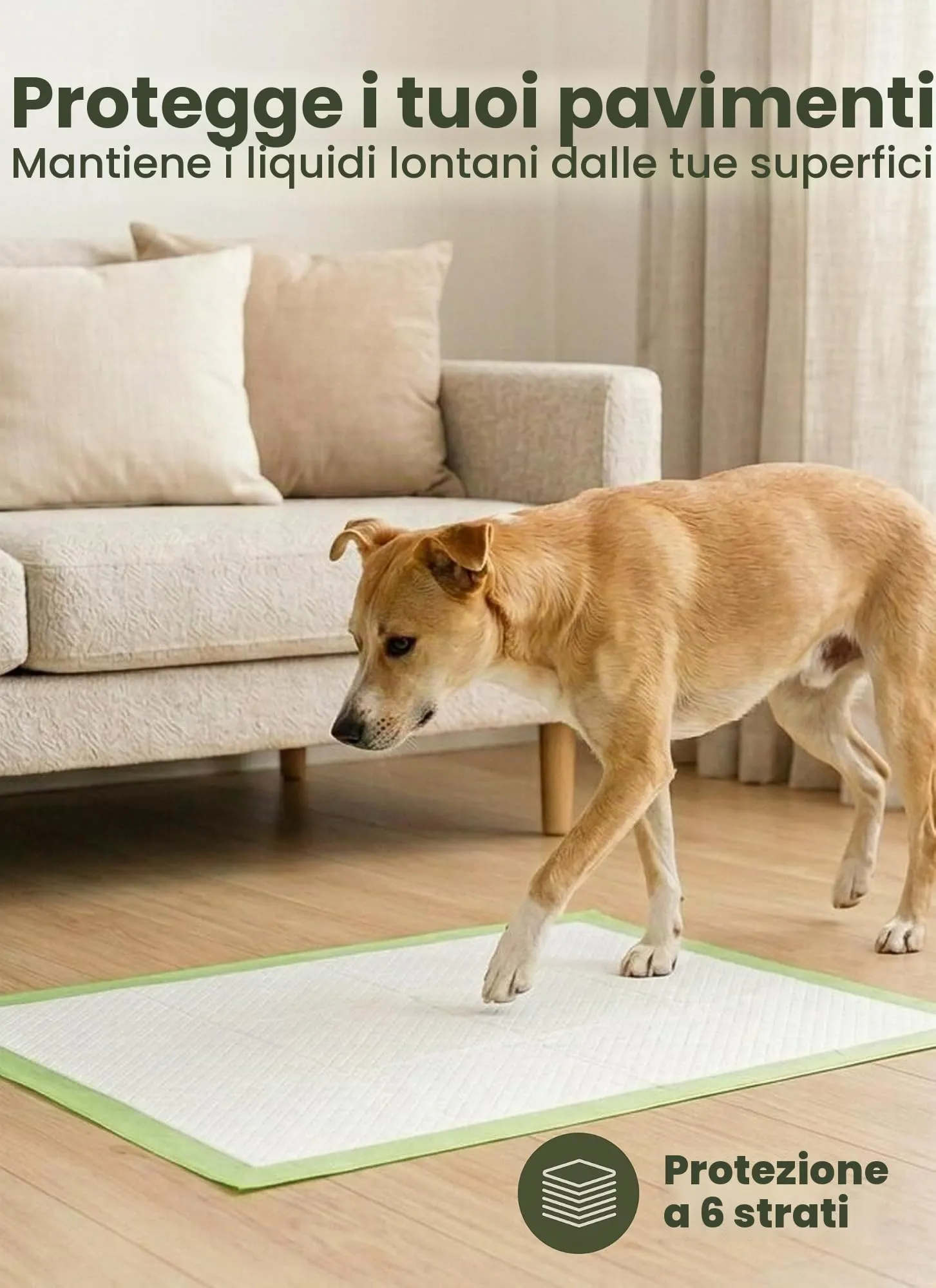 Pogi's Pet Supplies Traversine per cani, 60 x 90 cm, 40 pezzi - immagine 2