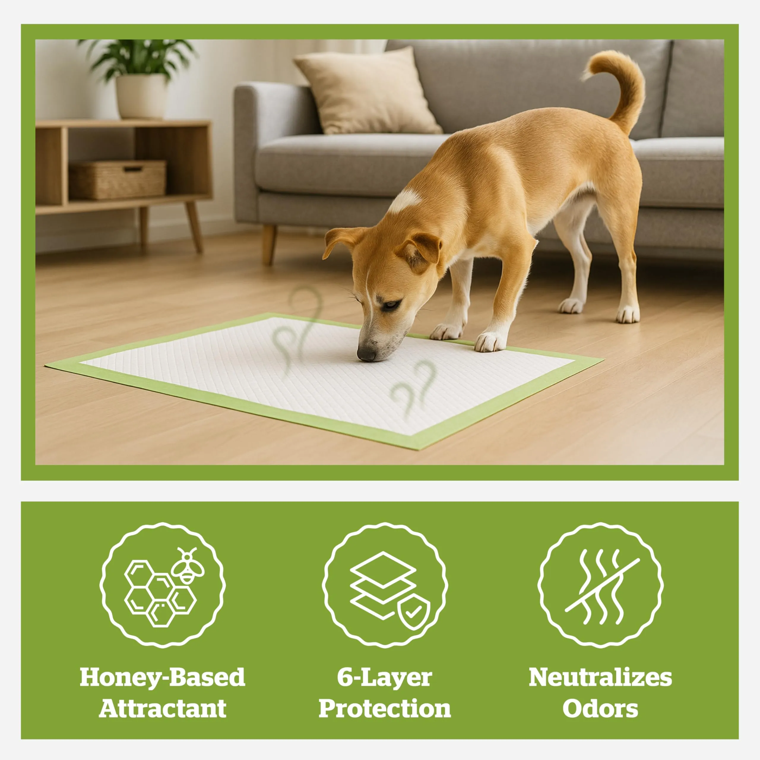 Pogi's Pet Supplies Traversine per cani, 60 x 60 cm, 40 pezzi - immagine 4