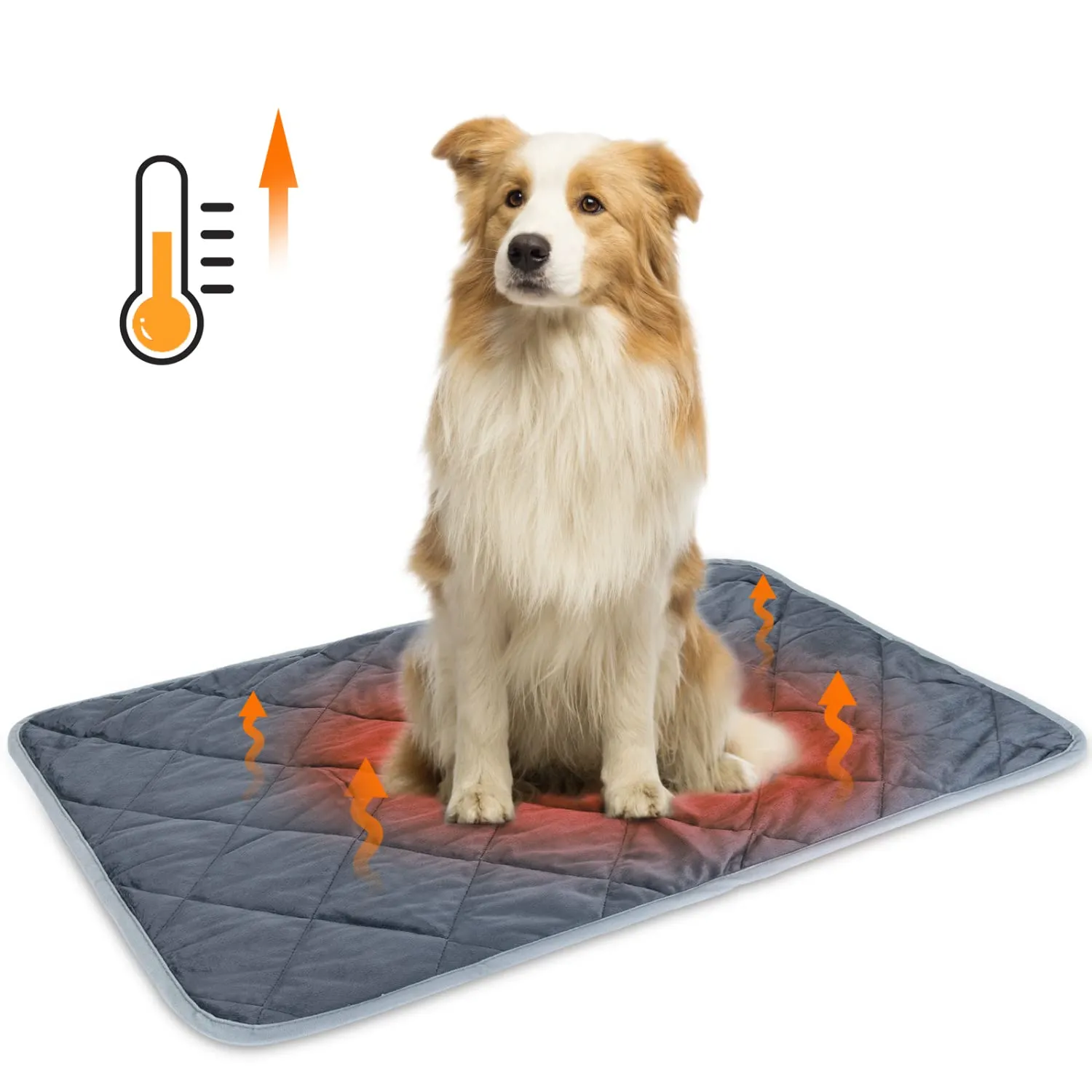 Nobleza Tappetino Autoriscaldante per Gatti e Cani, 88x58 cm, Lavabile - immagine 1
