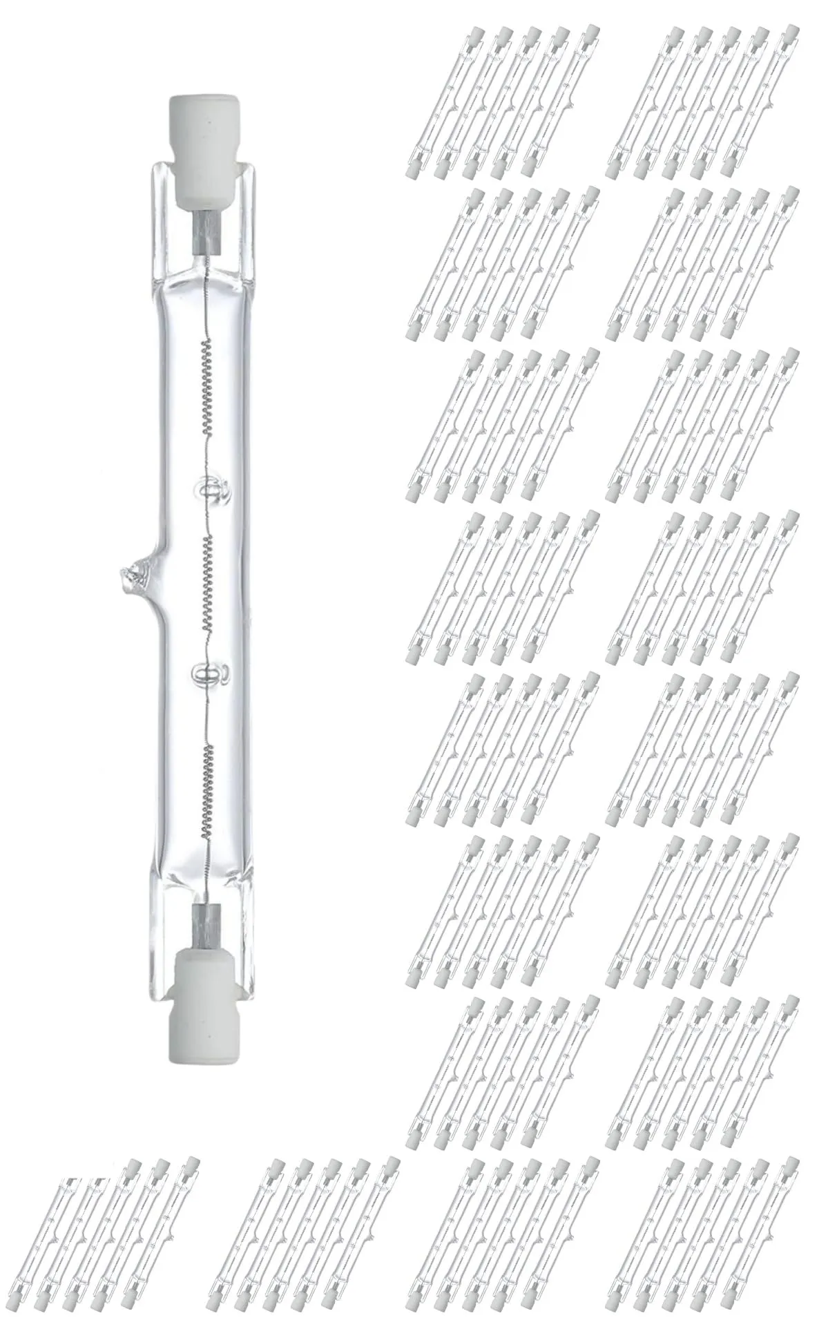 CLAR Lampadina alogena lineare R7S 78mm 160W 230V (Pack 100) - immagine 1