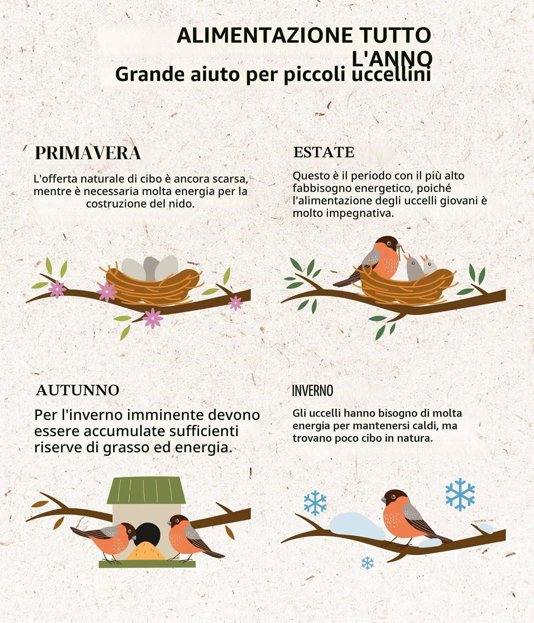 Dehner Natura Premium Mangime per Uccelli Selvatici, Arachidi Tritate, 10 kg - immagine 3