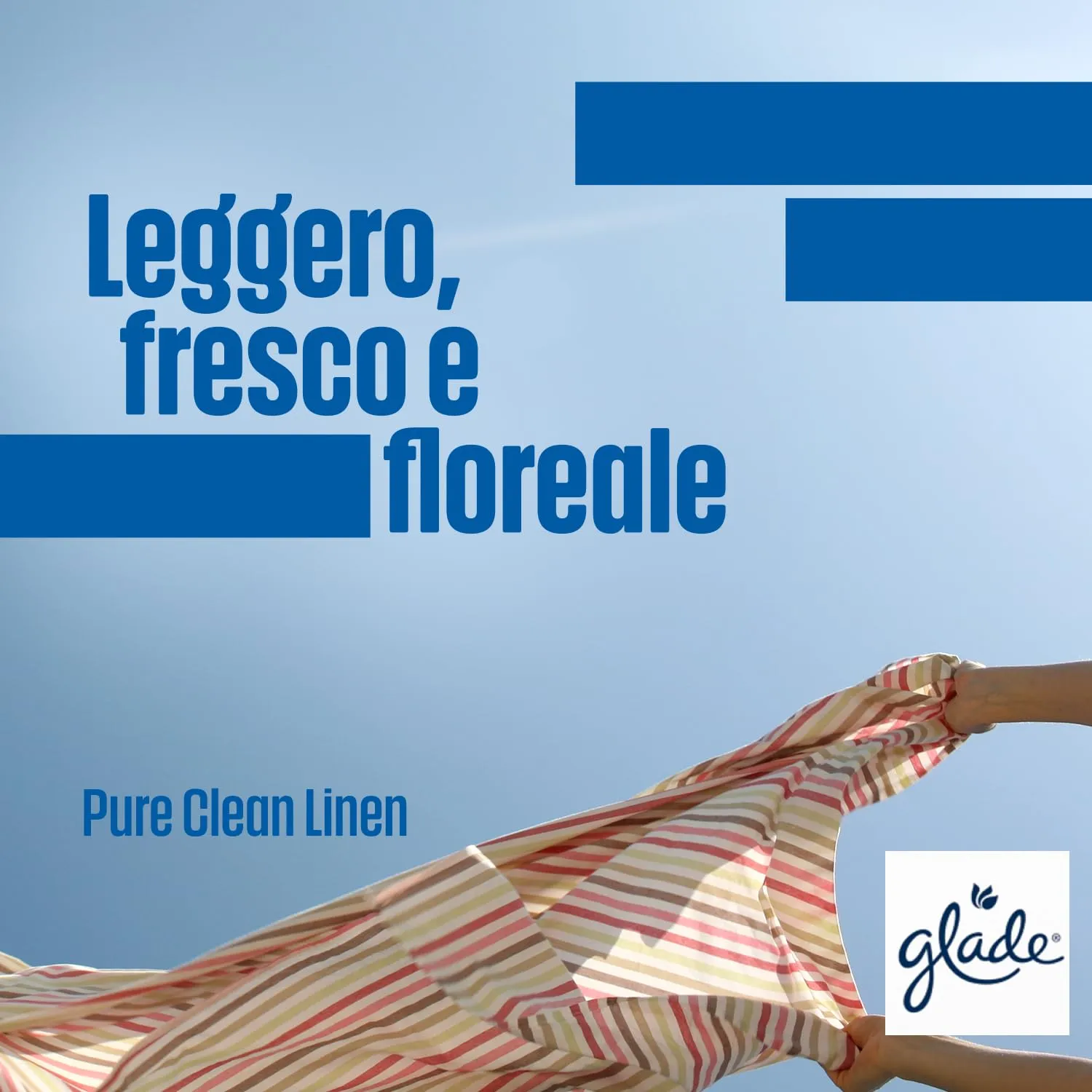 Glade Profumatore per Ambienti Bastoncini, Clean Linen, 3 x 50ml - immagine 4