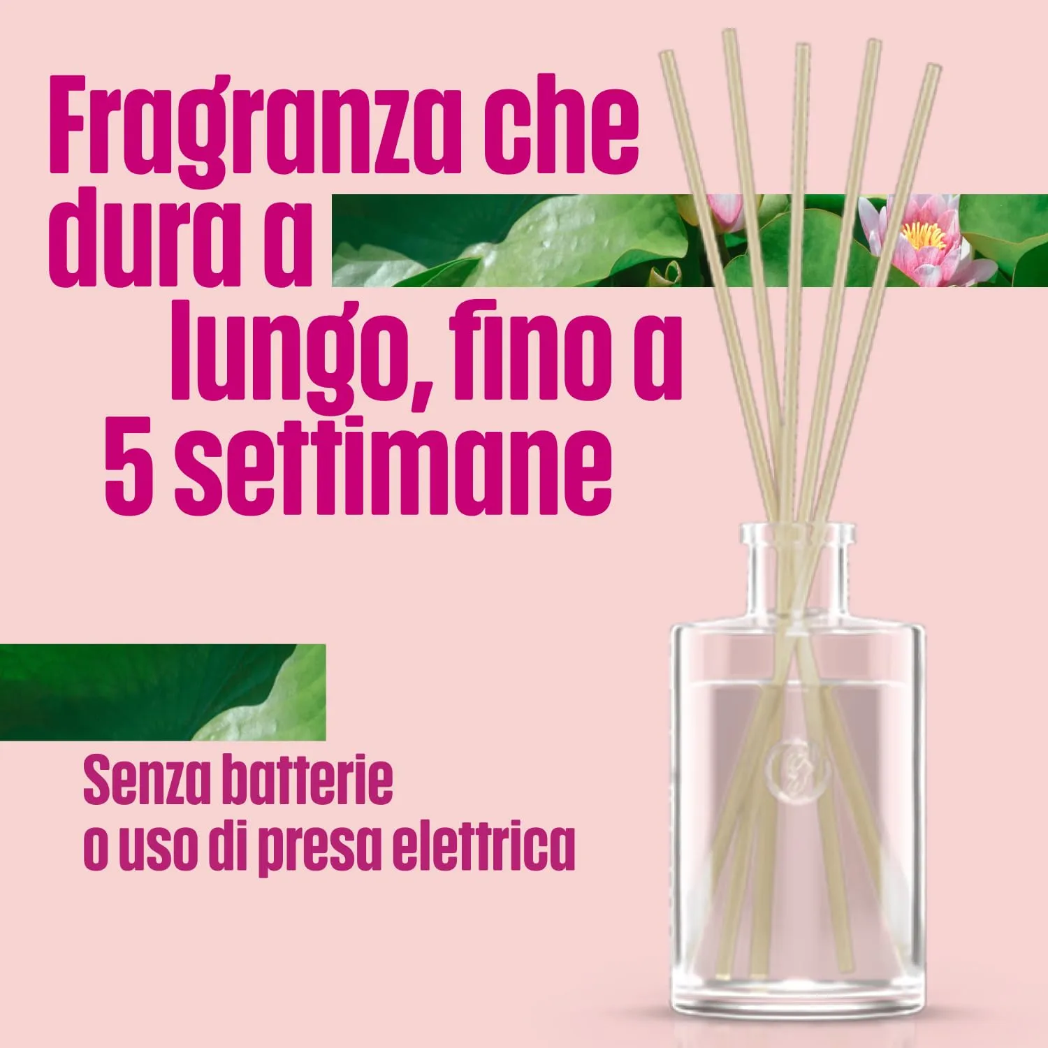 Glade Profumatore per Ambienti a Bastoncini, Relaxing Zen, 3 x 50ml - immagine 3