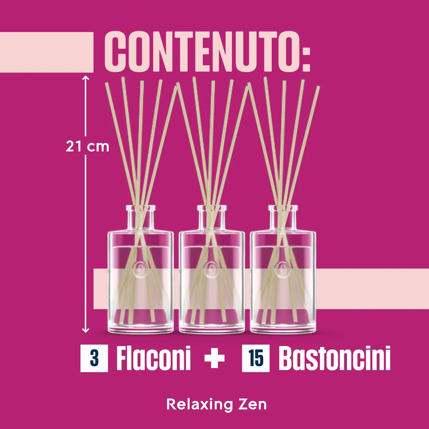 Glade Profumatore per Ambienti a Bastoncini, Relaxing Zen, 3 x 50ml - immagine 10