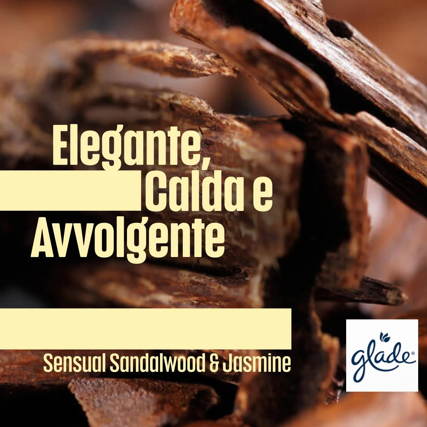 Glade Profumatore per Ambienti Bastoncini, Sandalwood & Jasmine, 3 x 50ml - immagine 4