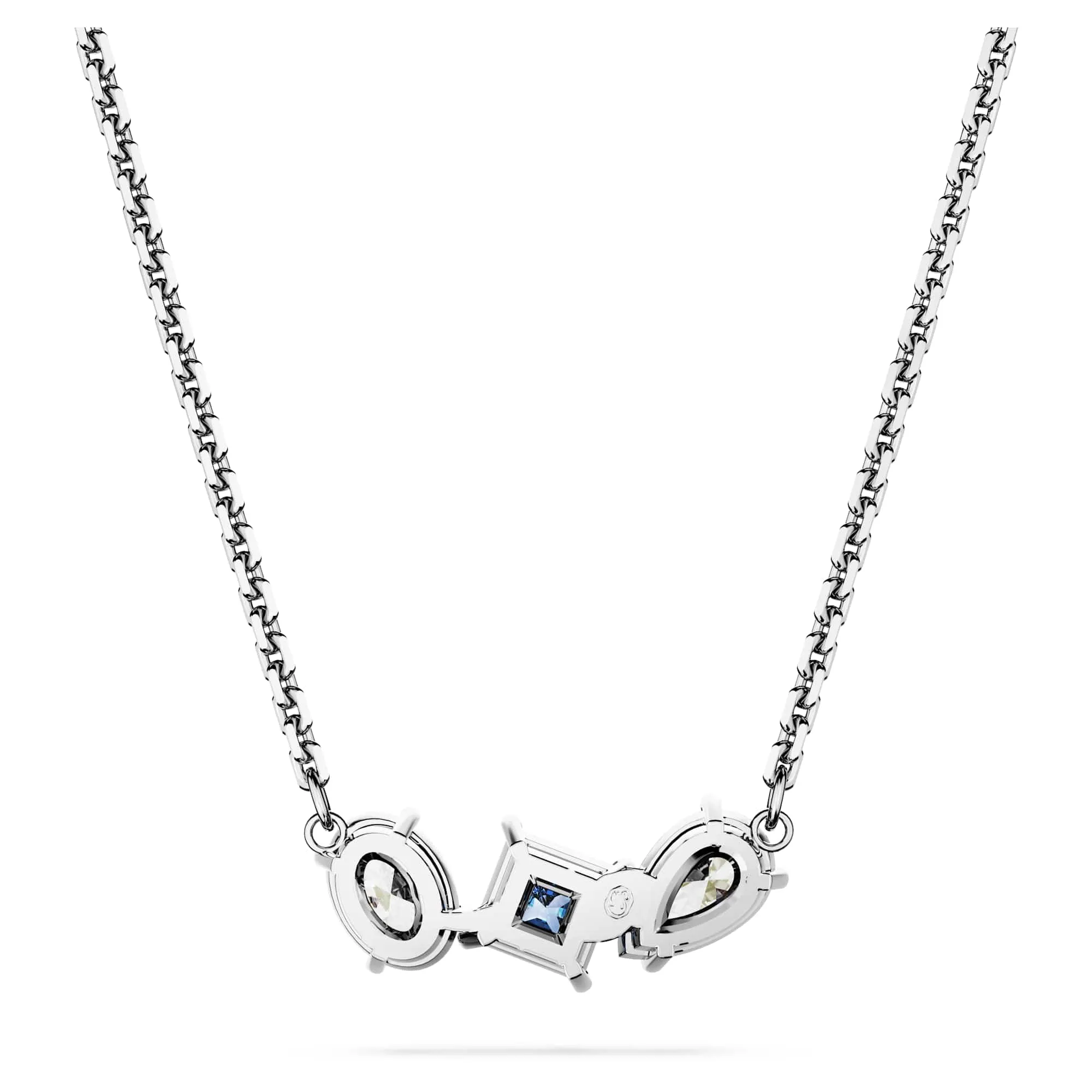 Swarovski Pendente Mesmera, Taglio Misto, Blu, Placcato Rodio - immagine 4