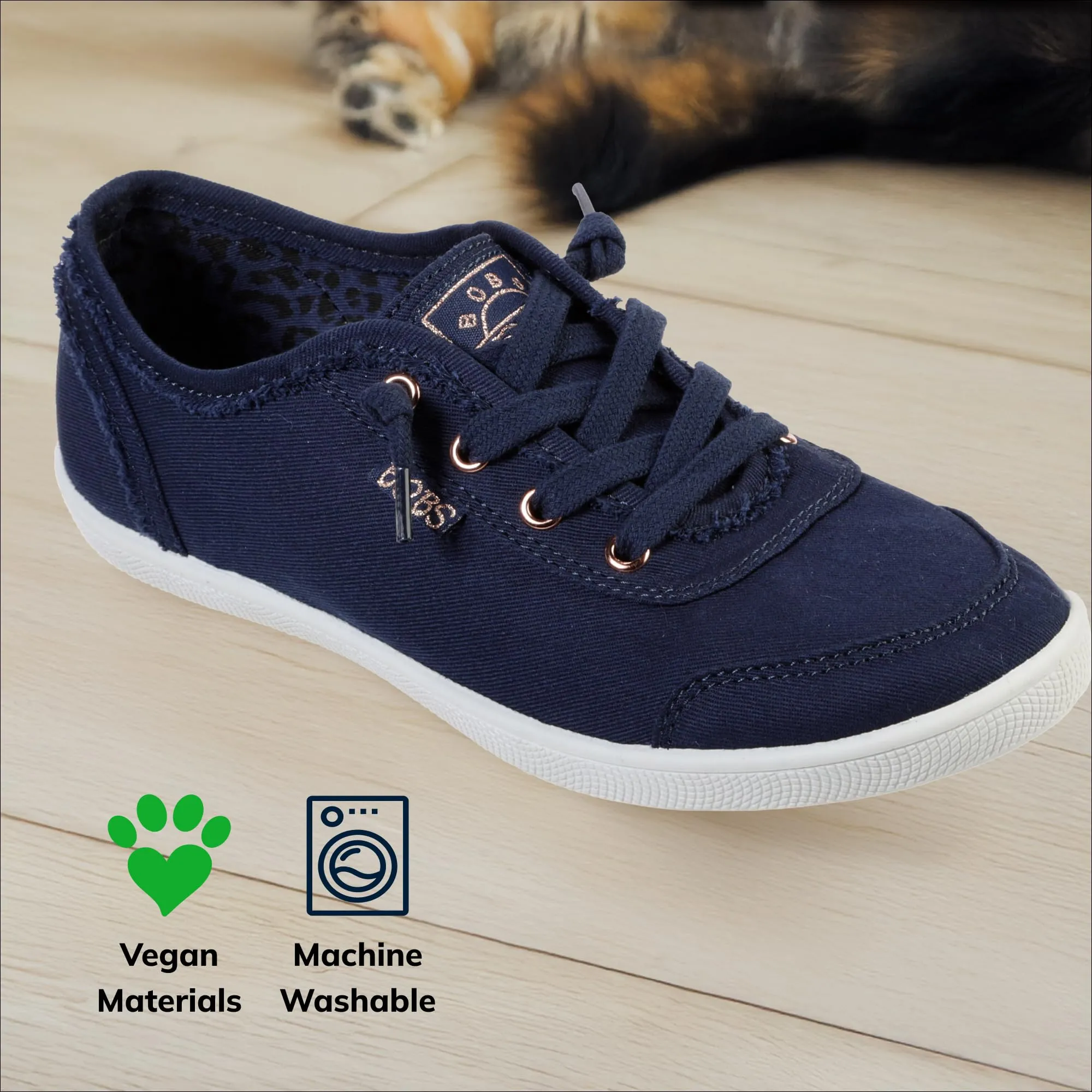 Skechers Bob's B Cute Scarpe da Ginnastica Donna, Navy, 41 EU Larga - immagine 6