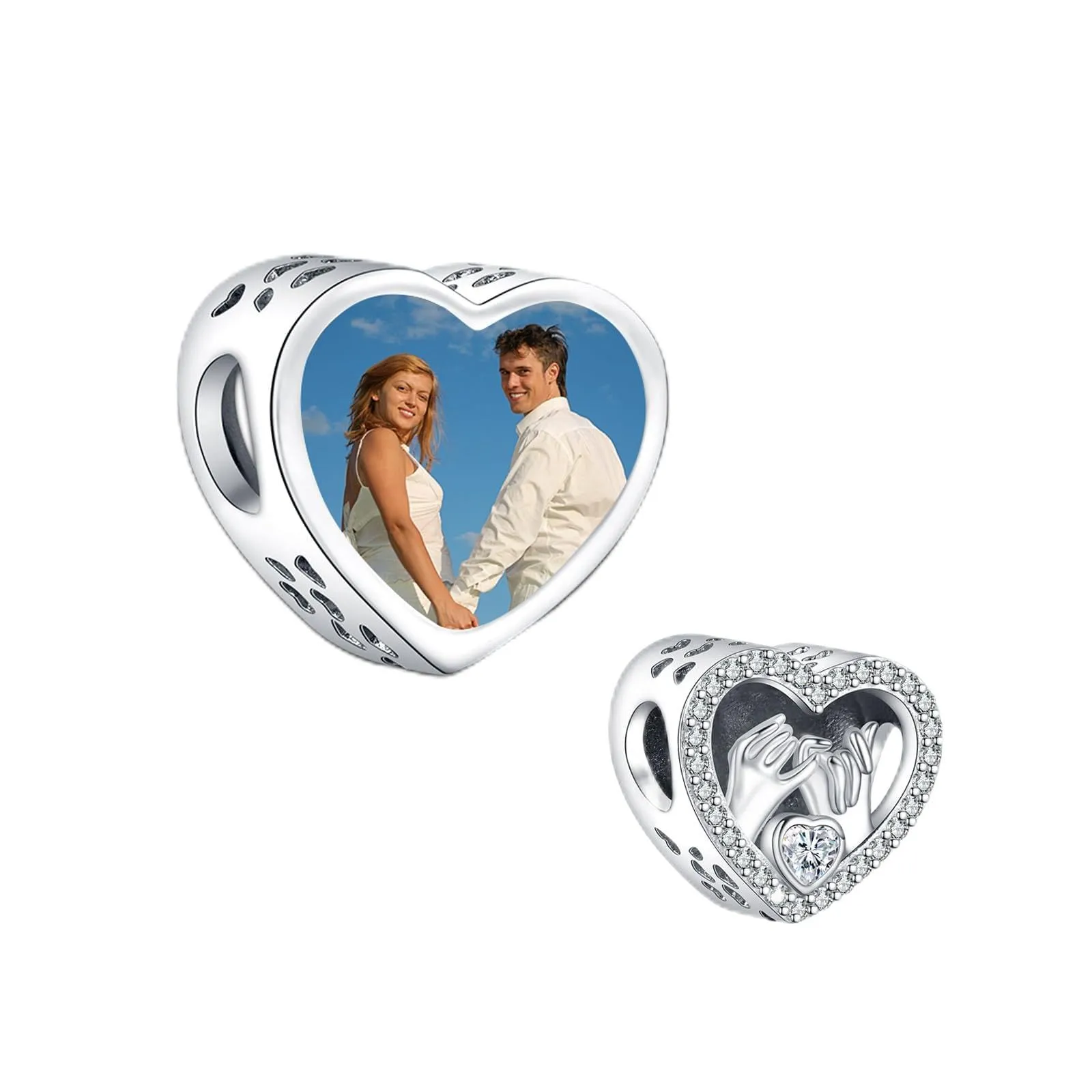 LaMenars 925 Argento Sterling Charm Personalizzato Fatto a Mano per Braccialetti e Collane - immagine 1