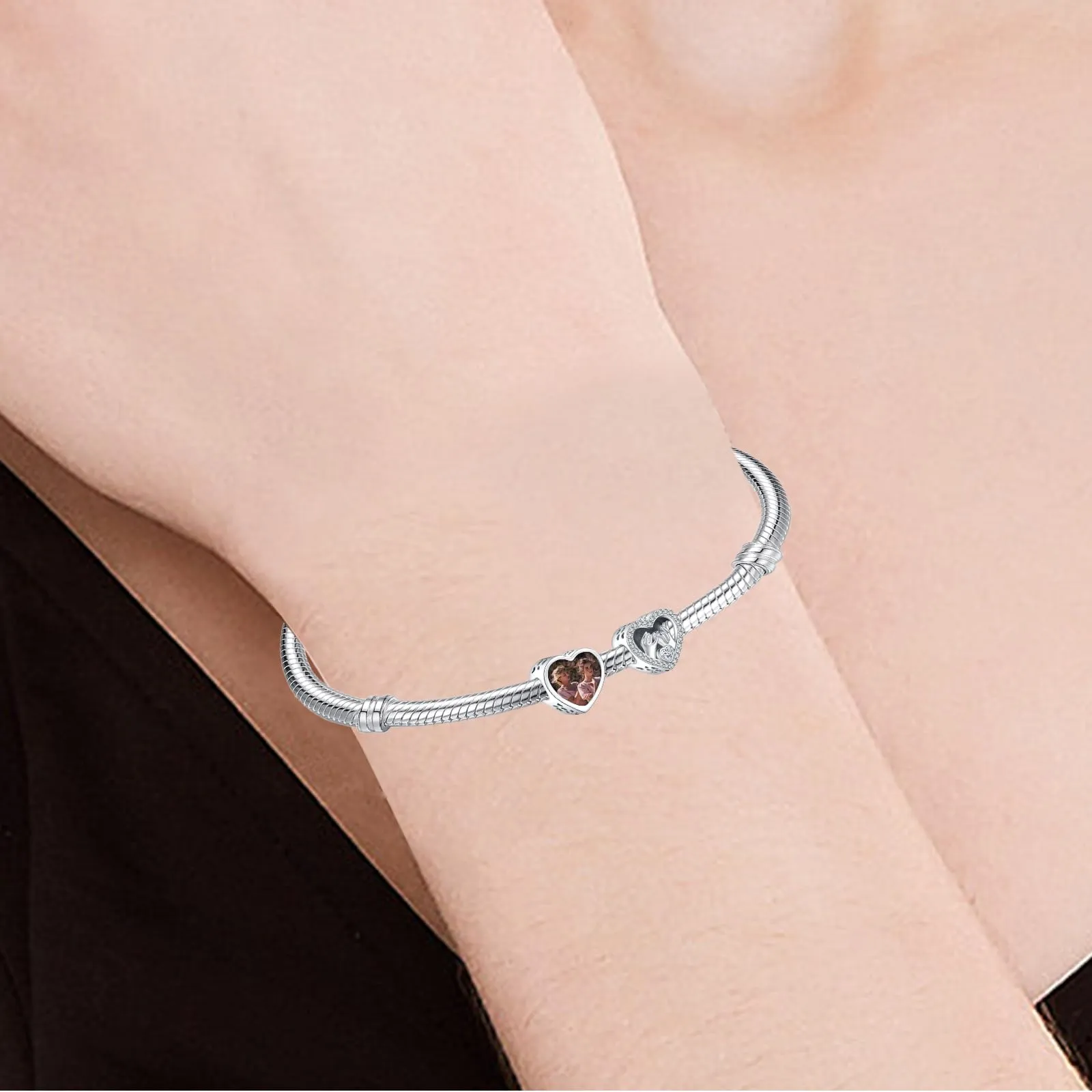 LaMenars 925 Argento Sterling Charm Personalizzato Fatto a Mano per Braccialetti e Collane - immagine 4